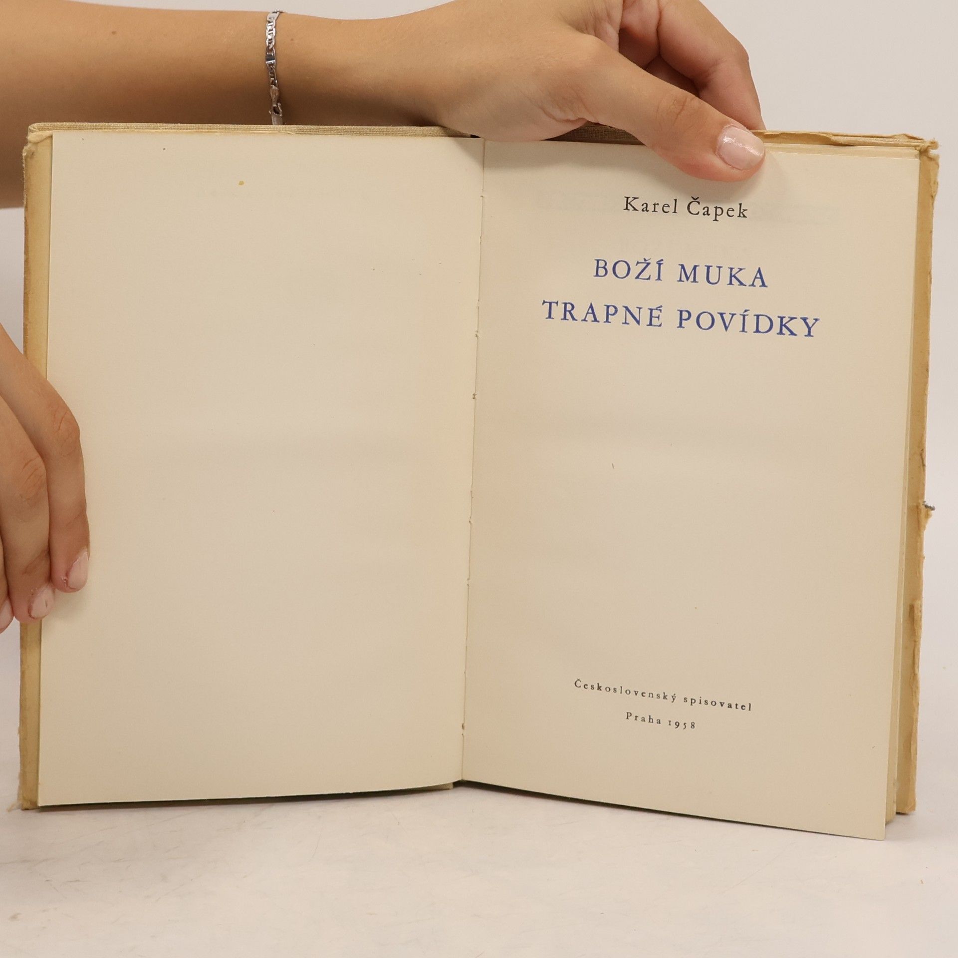 Karel Čapek Boží muka. Trapné povídky