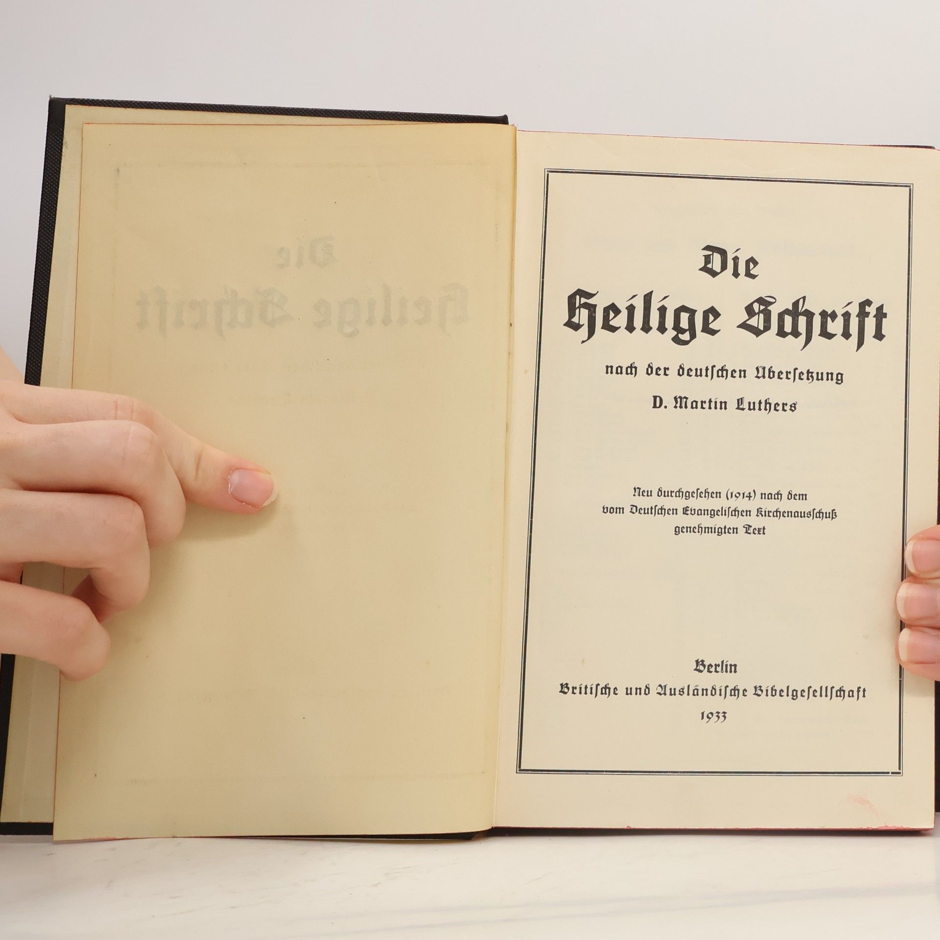 Martin Luther Die Heilige Schrift