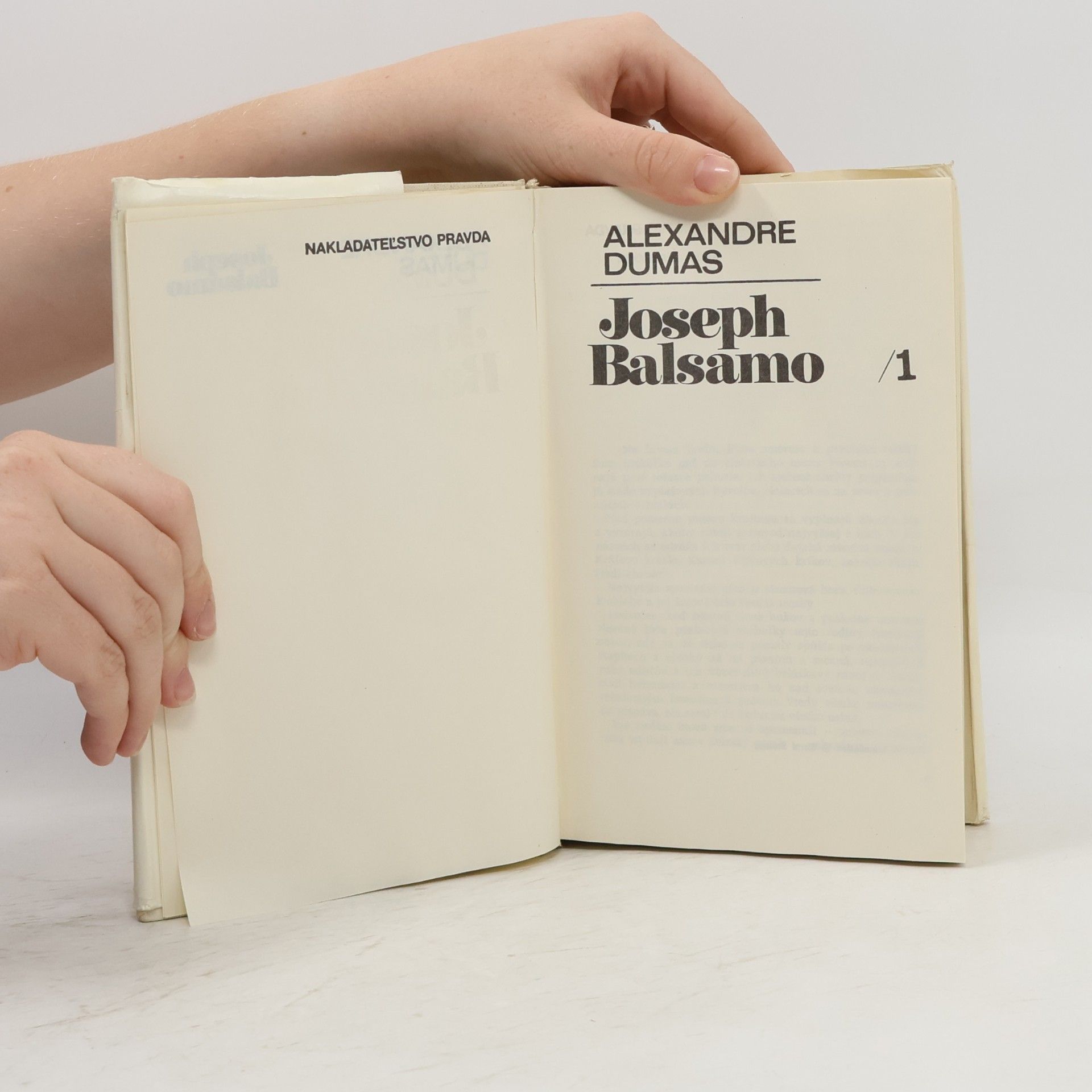 Alexandre Dumas der Ältere Joseph Balsamo 1. díl