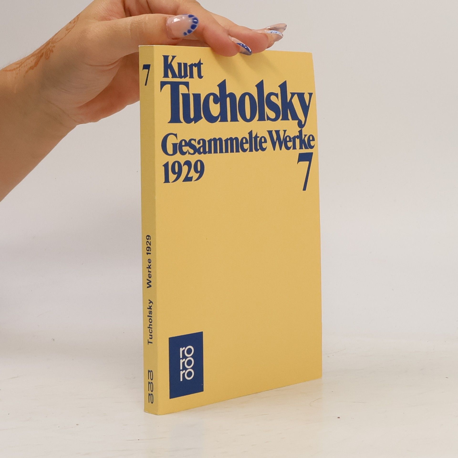Kurt Tucholsky Gesammelte Werke VII. 1929.