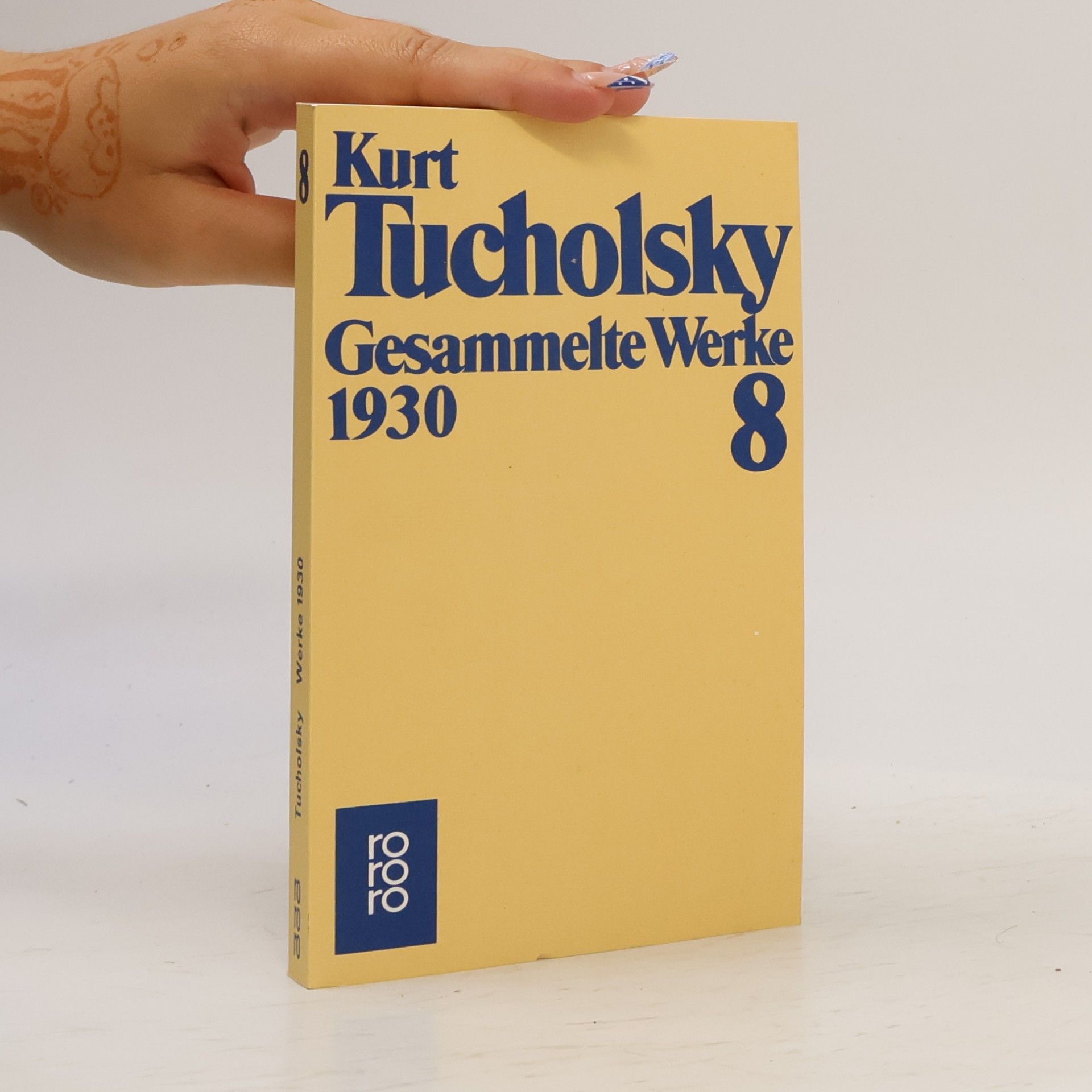 Kurt Tucholsky Gesammelte Werke VIII. 1930.