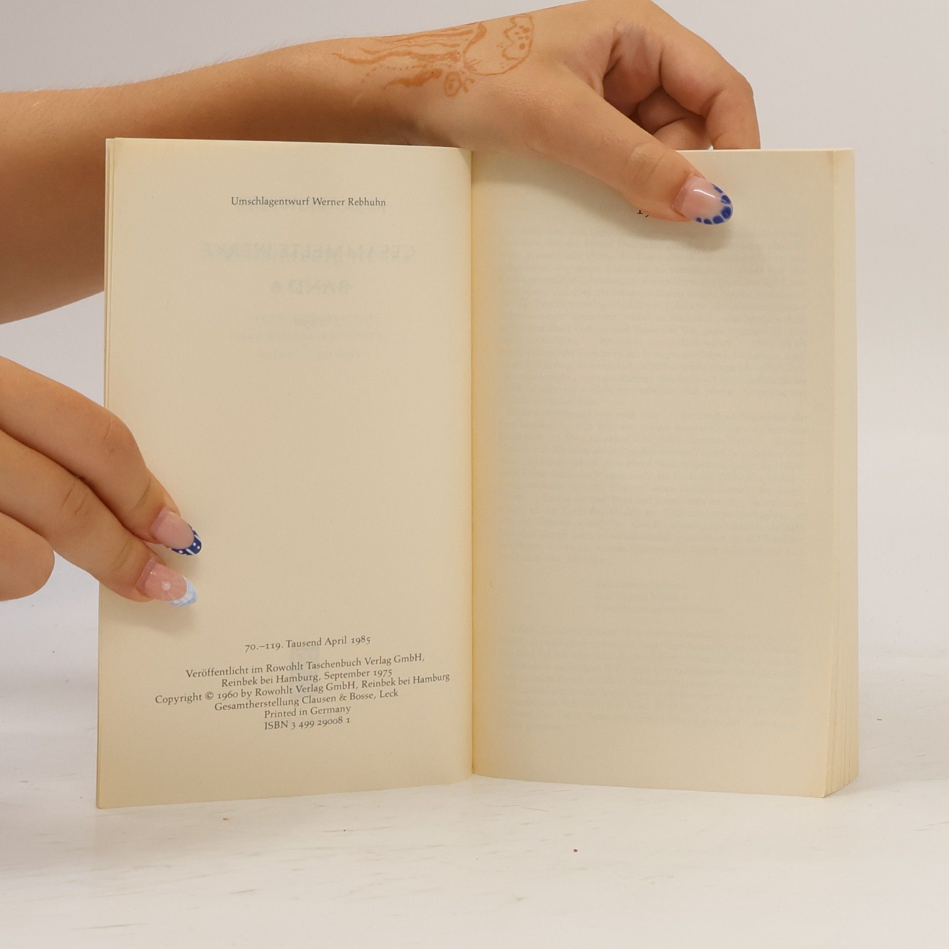 Kurt Tucholsky Gesammelte Werke VIII. 1930.
