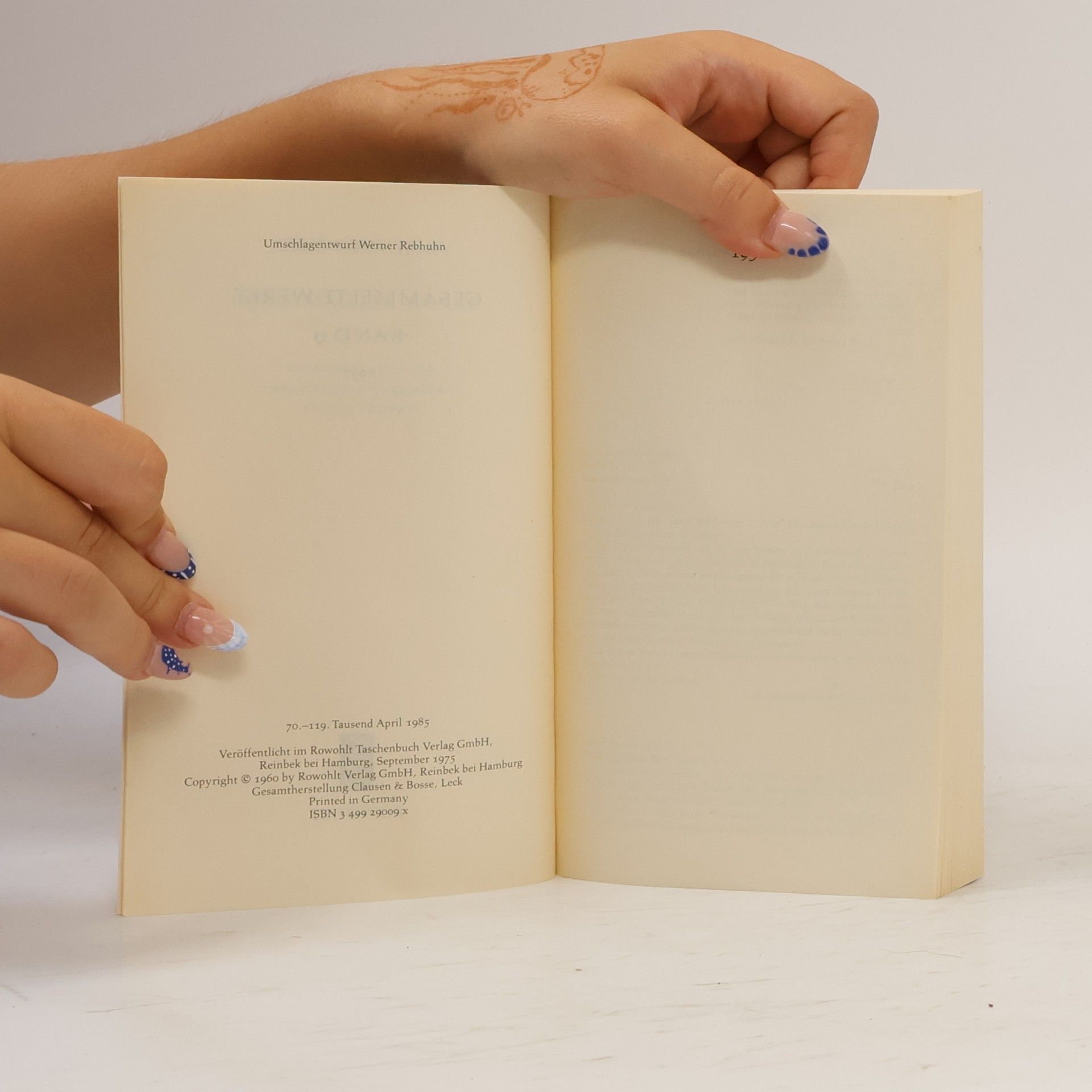 Kurt Tucholsky Gesammelte Werke VIIII. 1931.