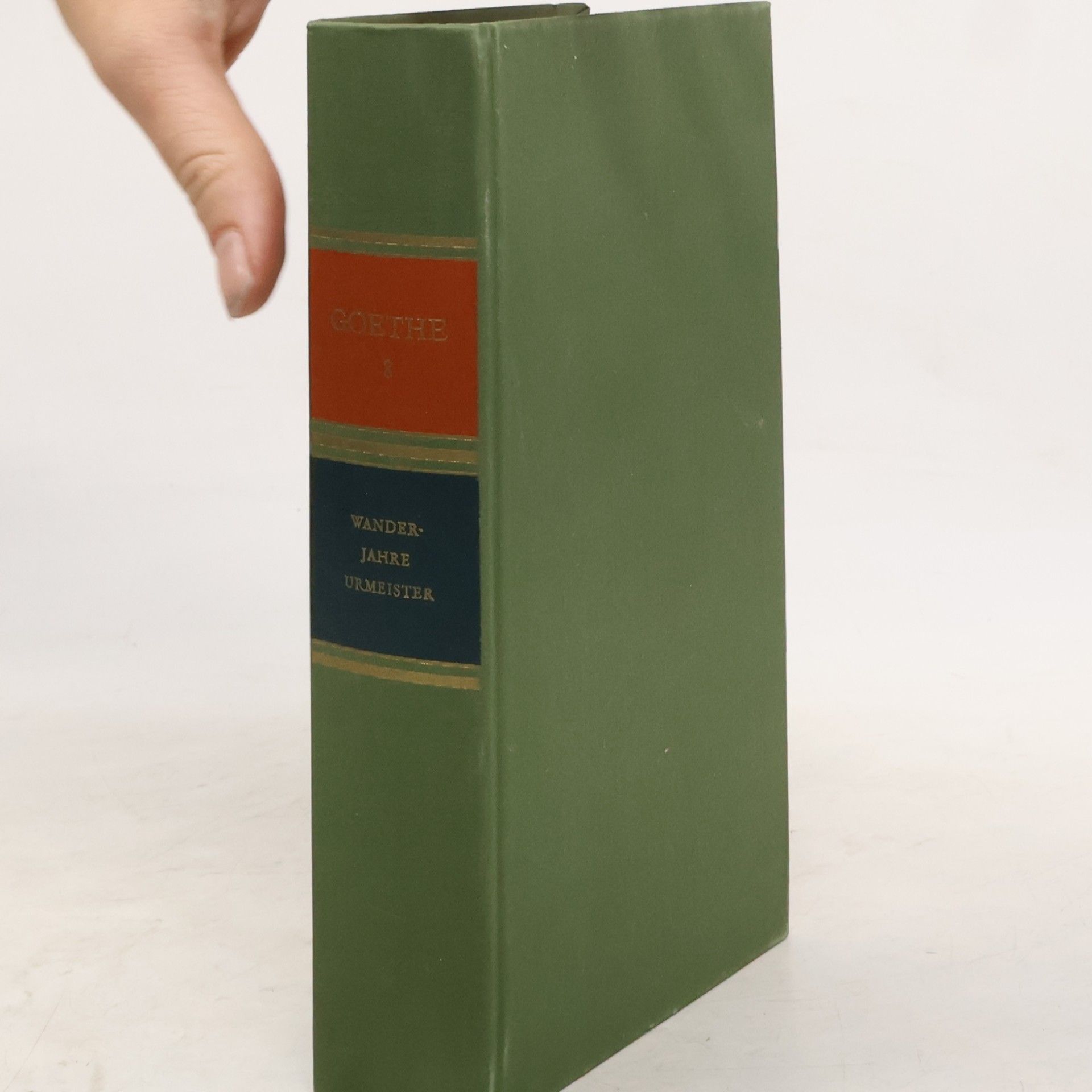 Johann Wolfgang von Goethe Gedenkausgabe der Werke, Briefe und Gespräche 8