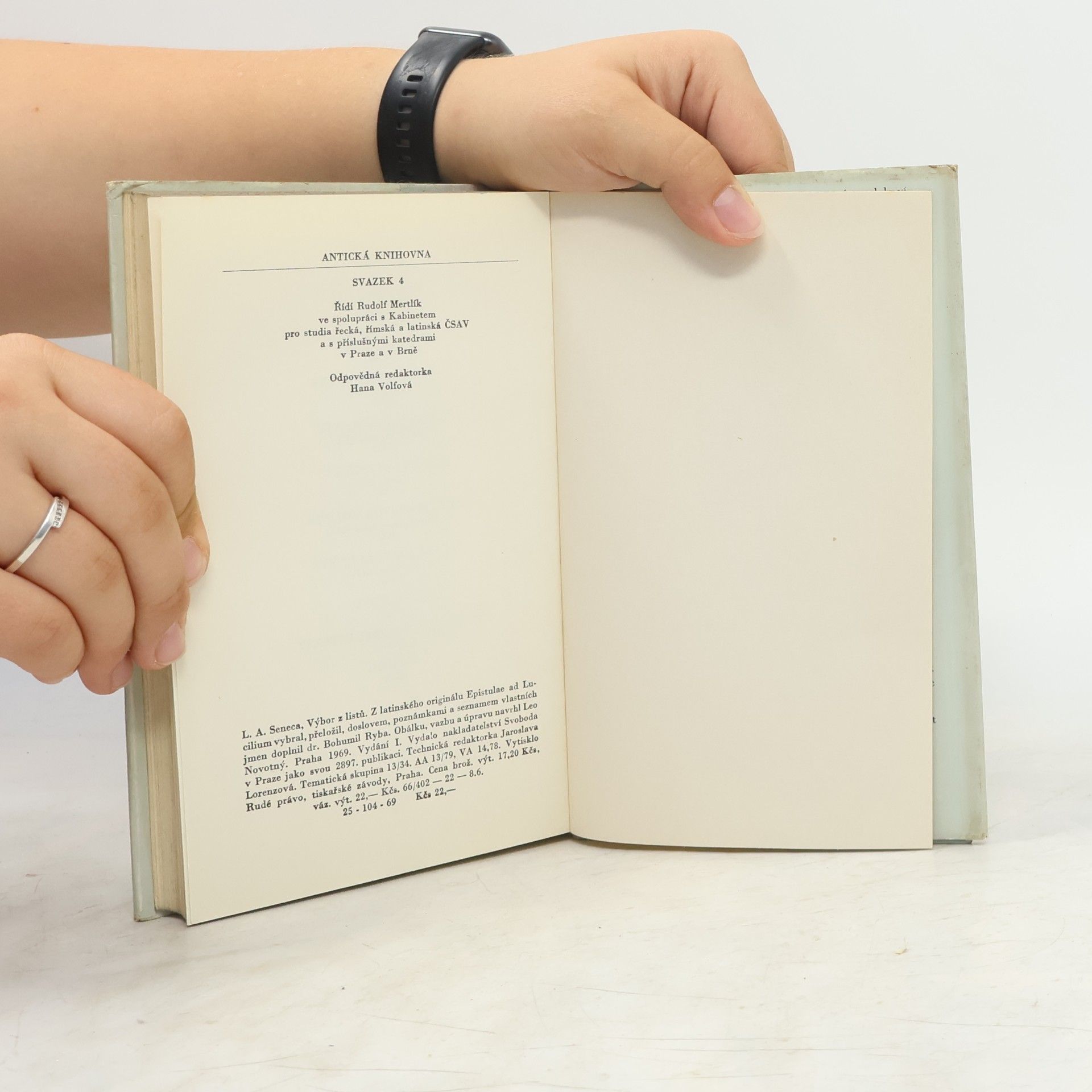 Lucius Annaeus Seneca Výbor z listů Luciliovi