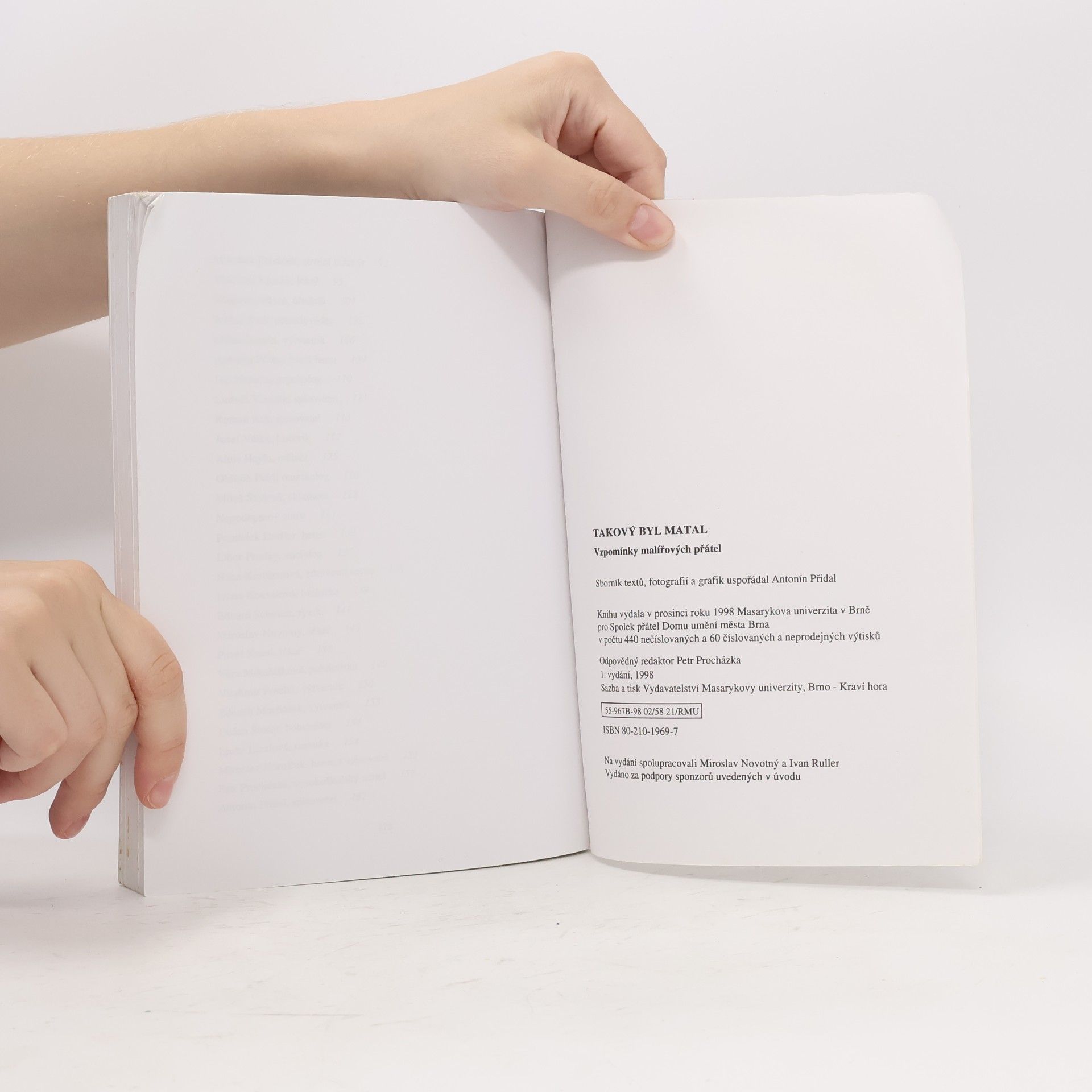 Autorenkollektiv Takový byl Matal. Vzpomínky malířových přátel
