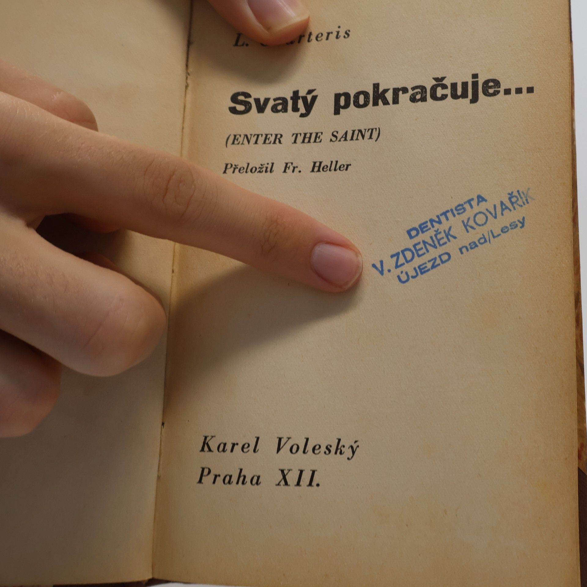 Leslie Charteris Svatý pokračuje...