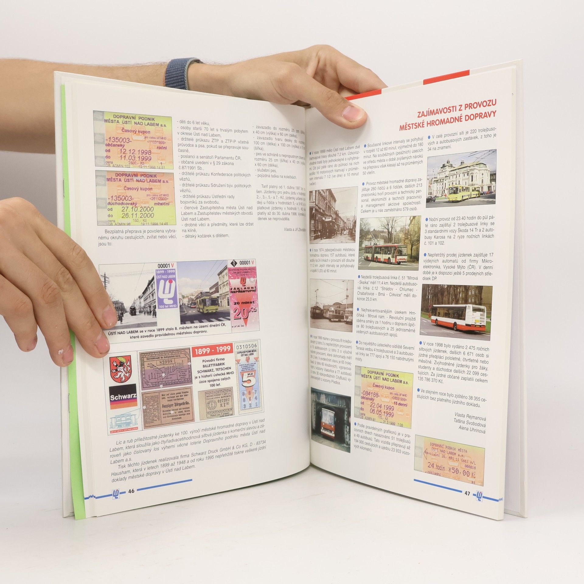 Autorenkollektiv Sto let městské hromadné dopravy v Ústí nad Labem 1899 - 1999