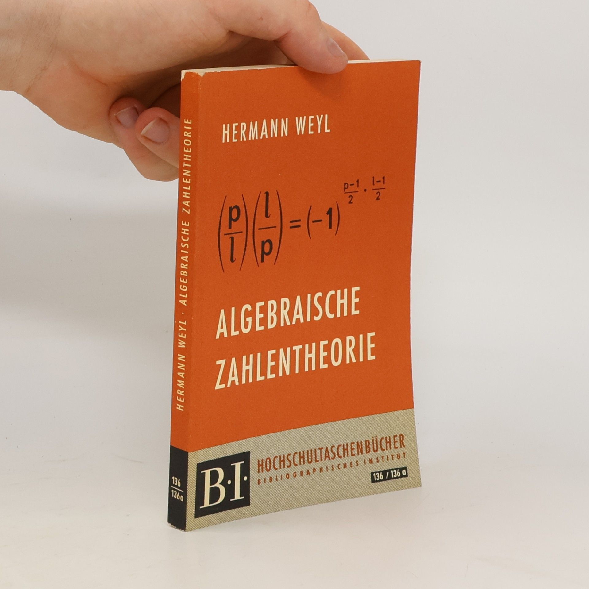 Hermann Weyl Algebraische Zahlentheorie