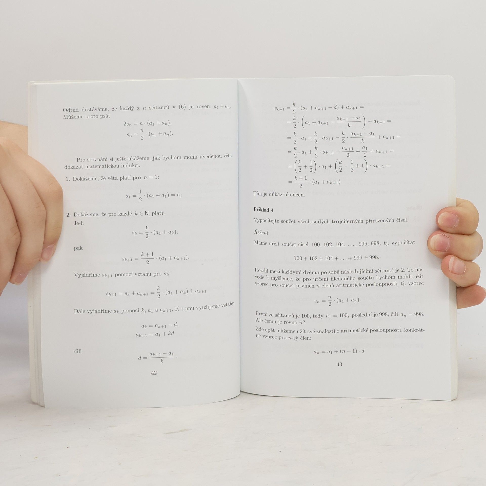 Oldřich Odvárko Matematika pro gymnázia. Posloupnosti a řady