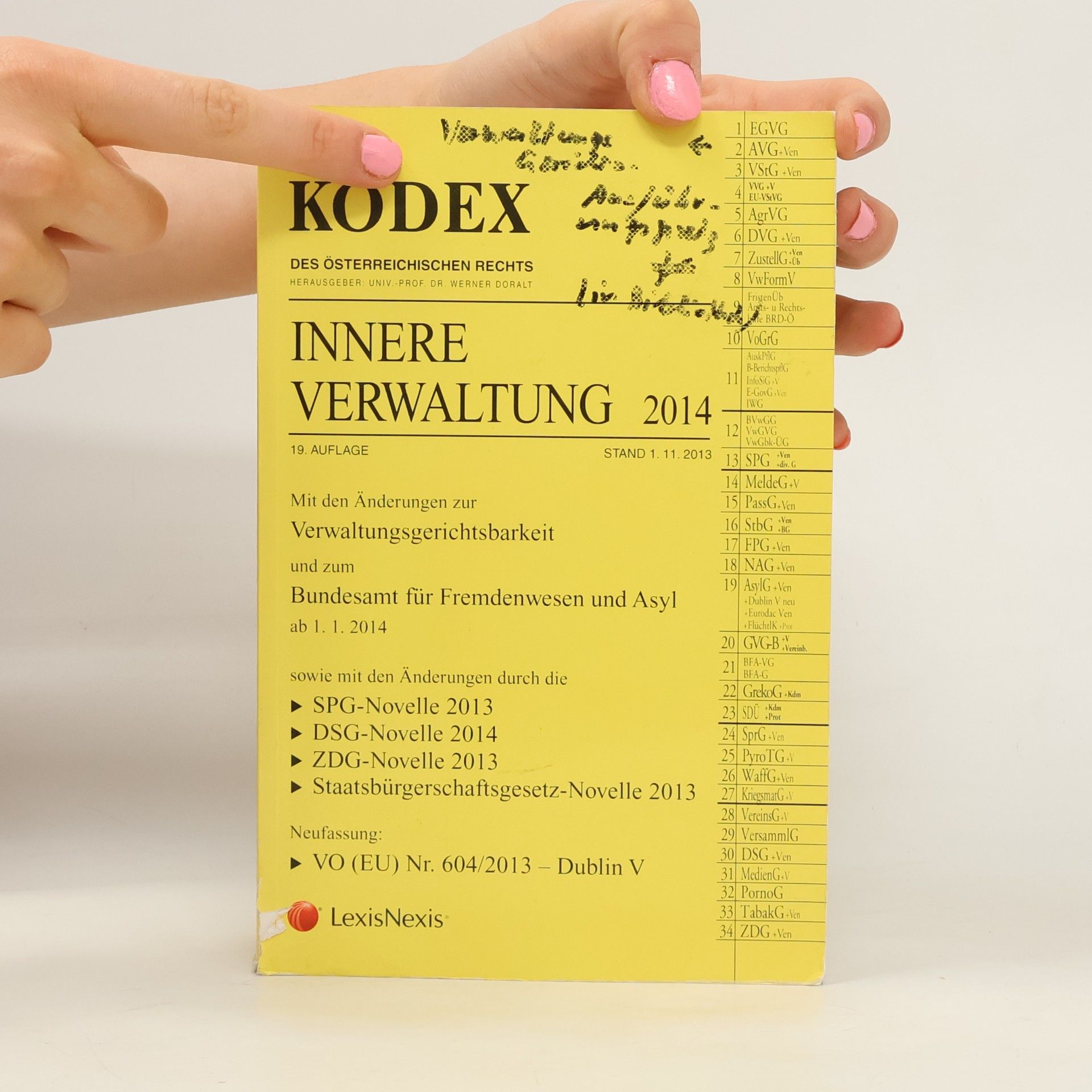 Werner Doralt Kodex Innere Verwaltung 2014