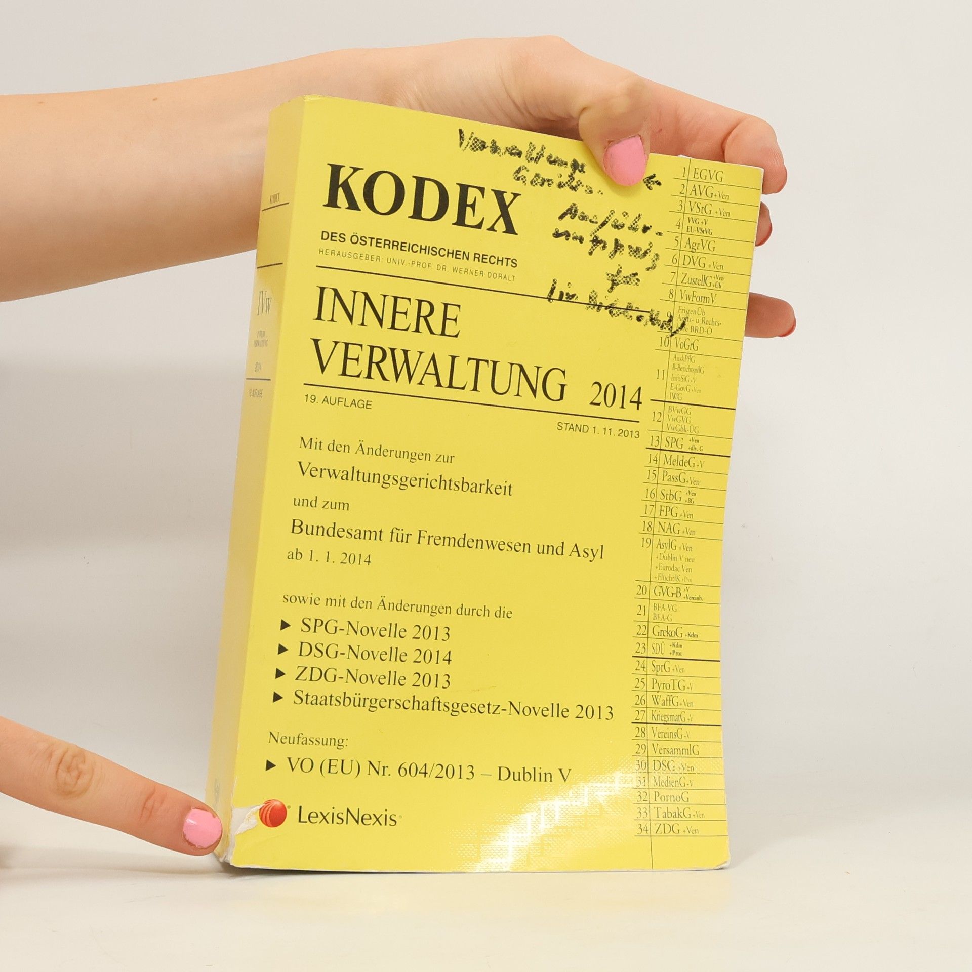 Werner Doralt Kodex Innere Verwaltung 2014