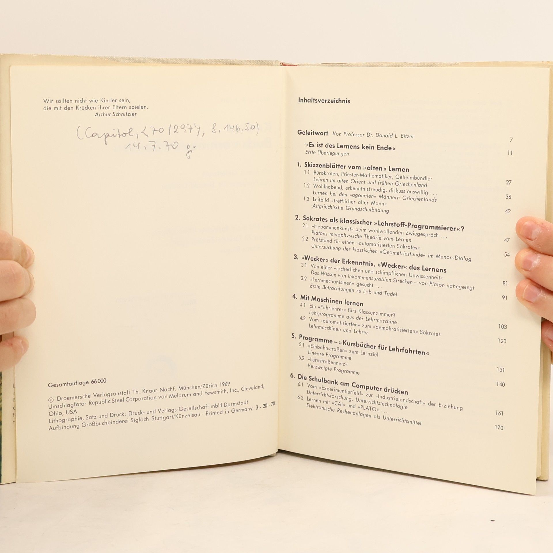 Walter Robert Fuchs Knaurs Buch vom neuen Lernen
