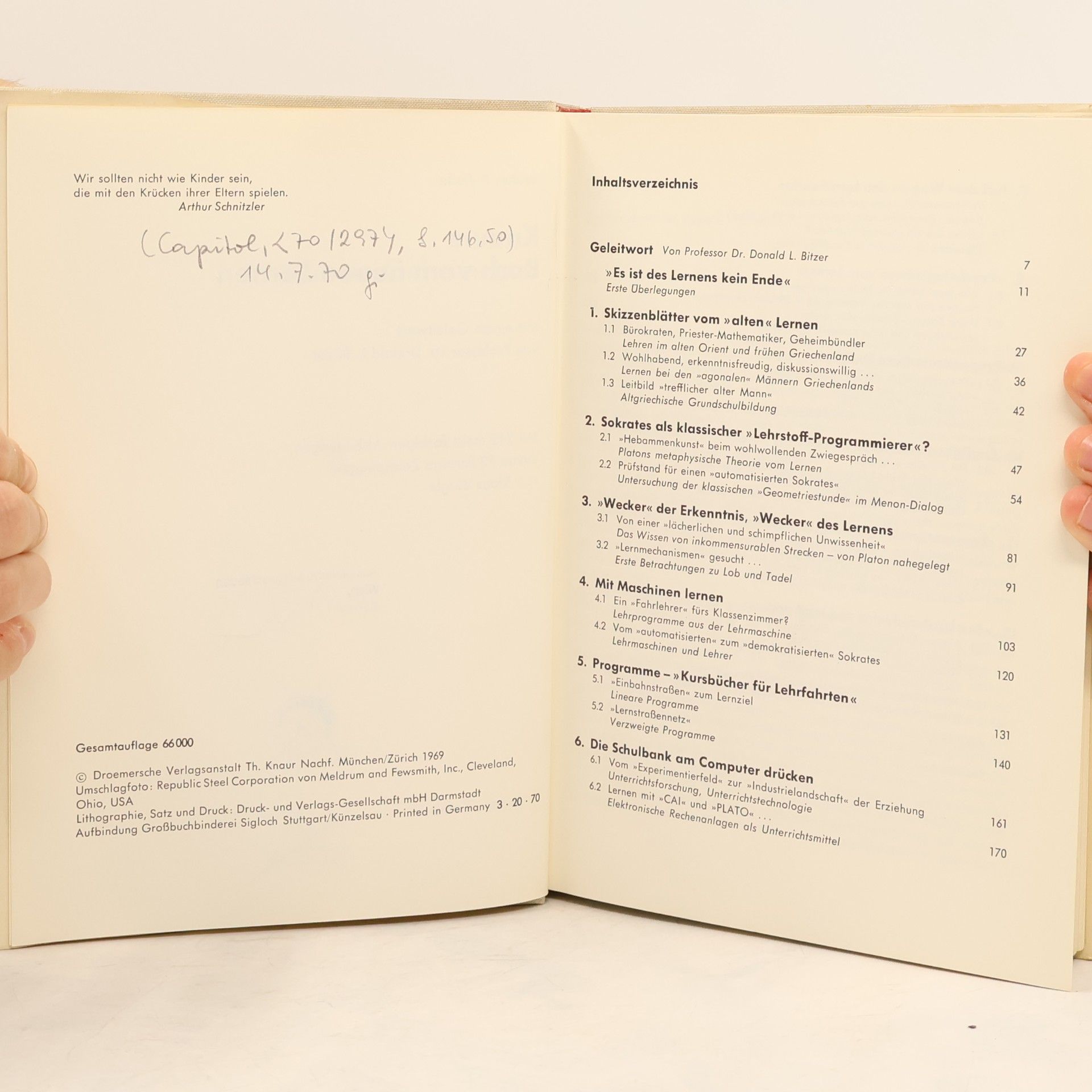 Walter Robert Fuchs Knaurs Buch vom neuen Lernen