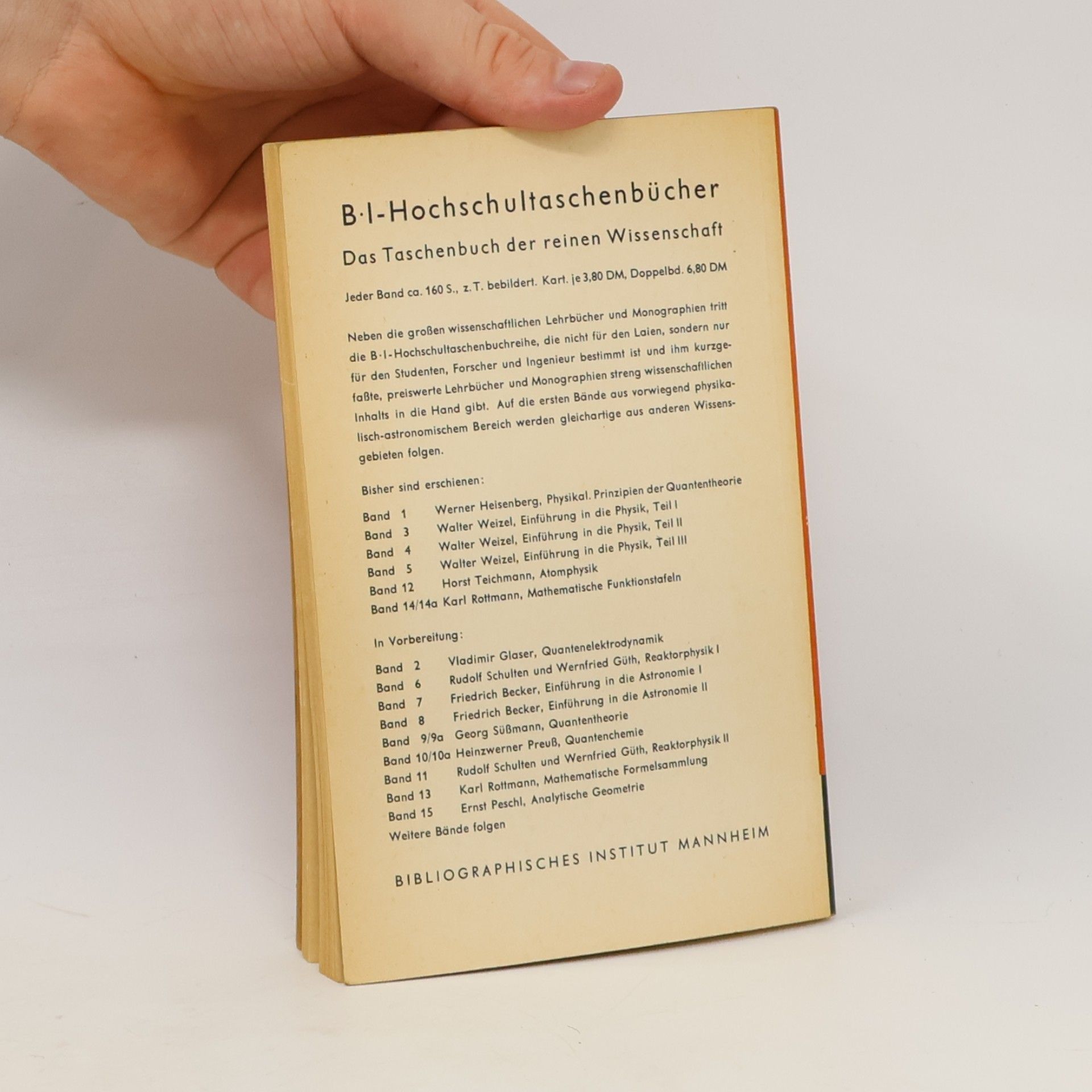 Horst Teichmann Einführung in die Atomphysik