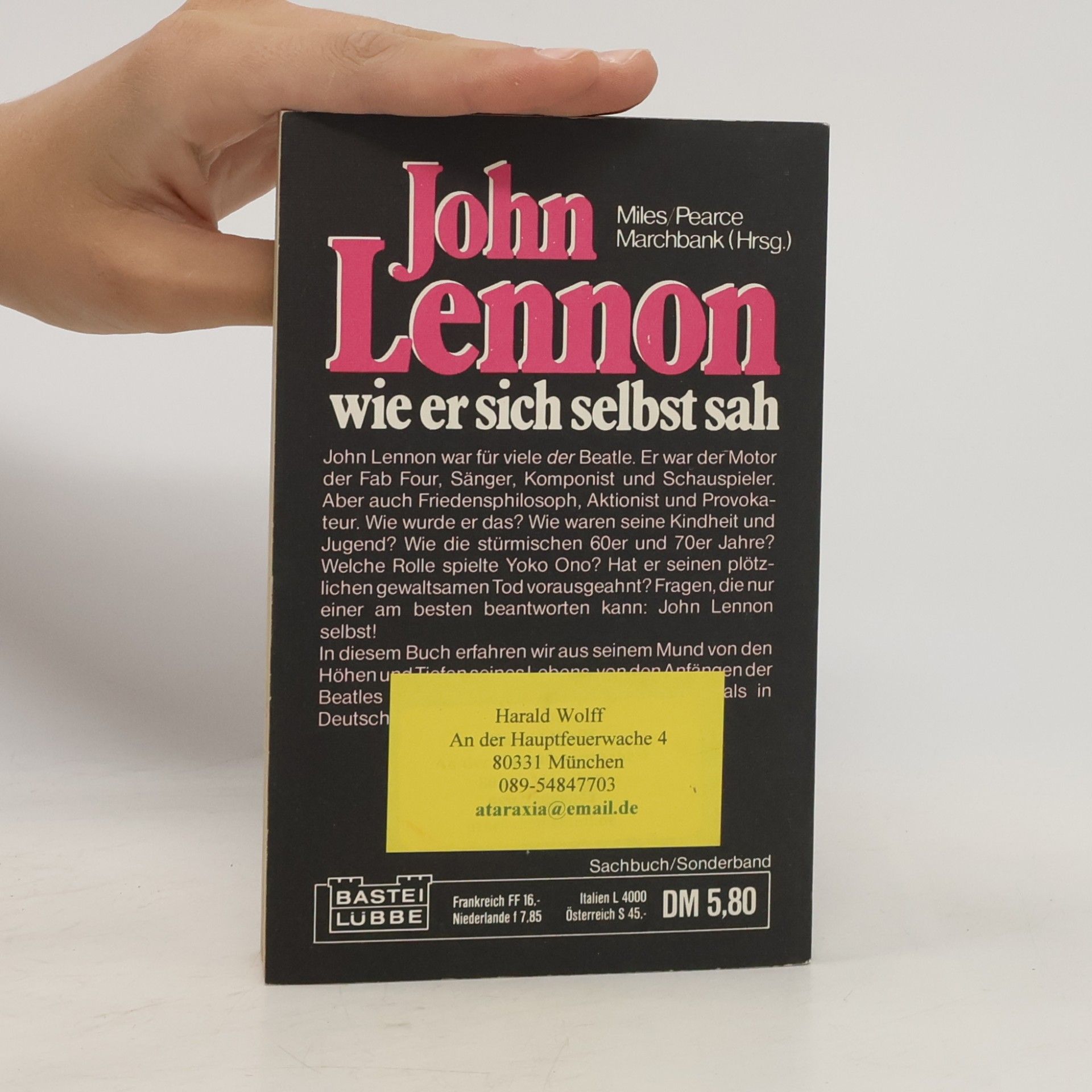 John Lennon John Lennon. Wie er sich selbst sah