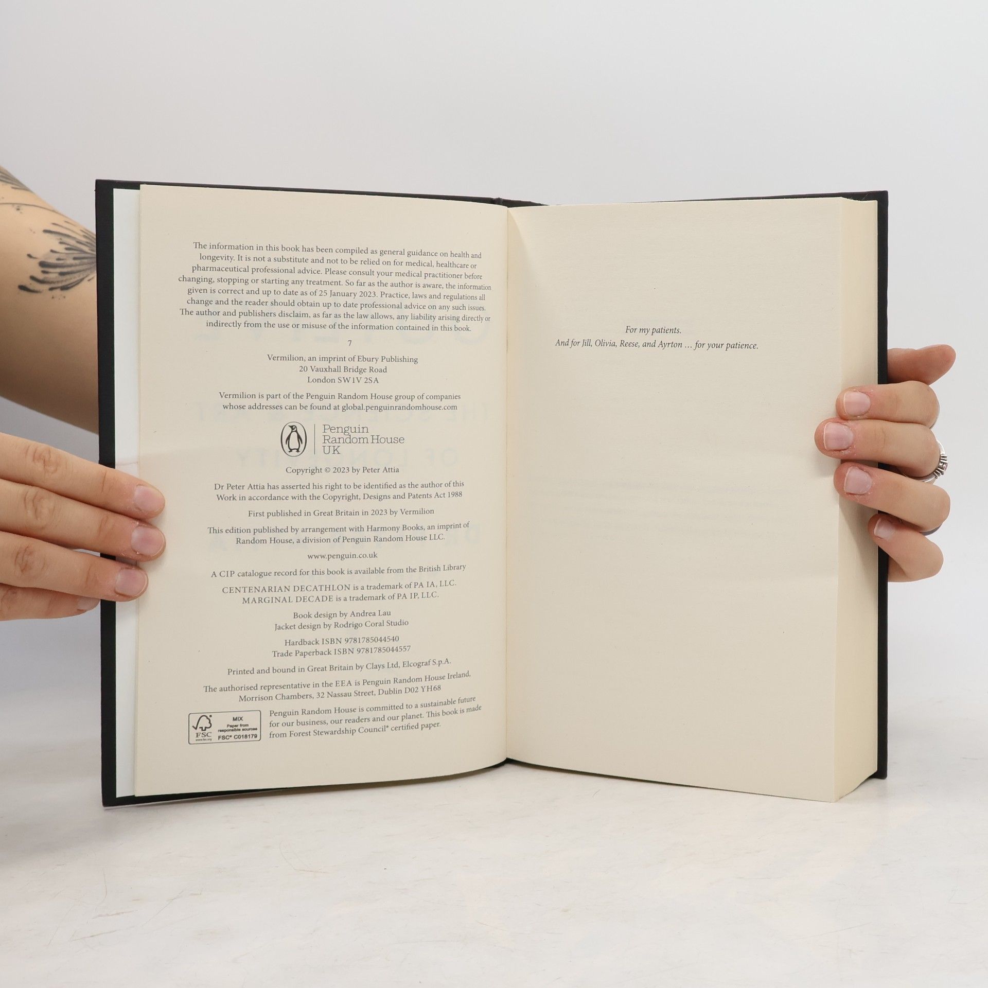 Peter Attia Outlive : the Science & Art of Longevity