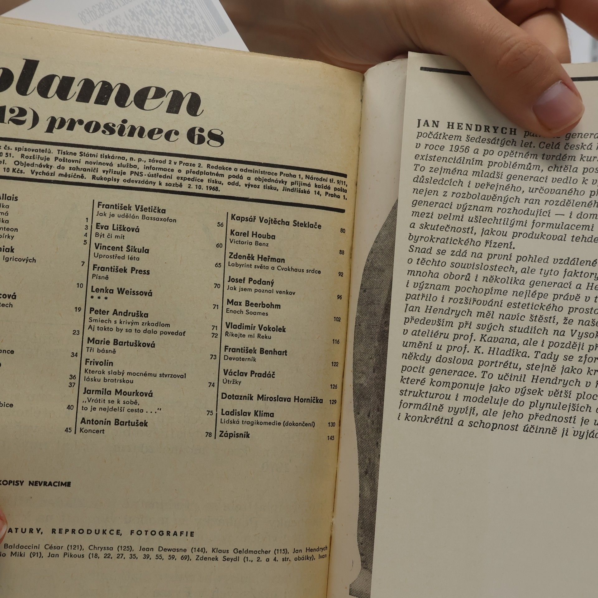 kolektiv Plamen 112/1968