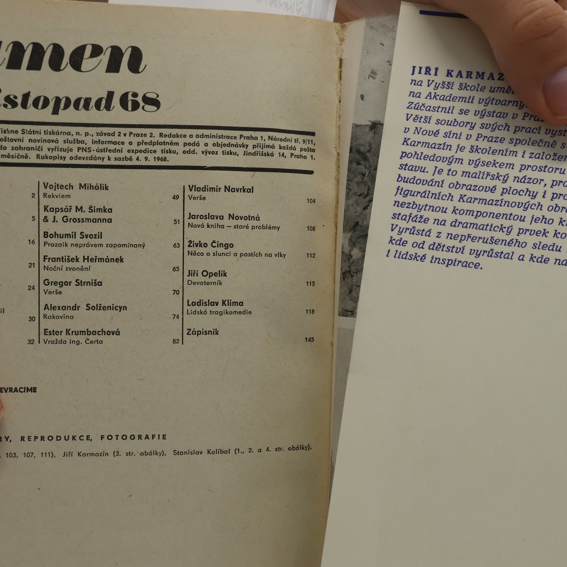 kolektiv (III) listopad 68
