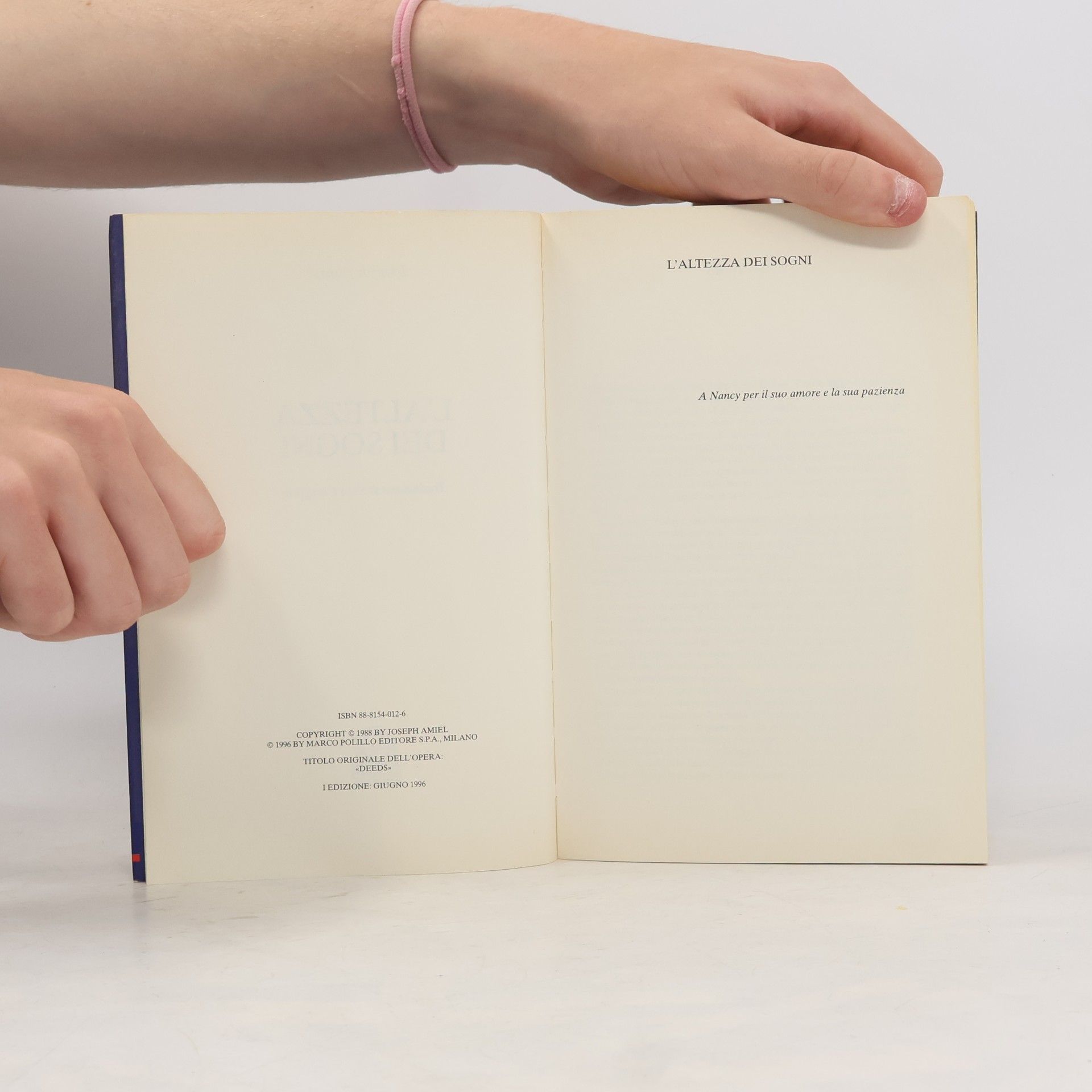 Joseph Amiel Obladì obladà: L'altezza dei sogni