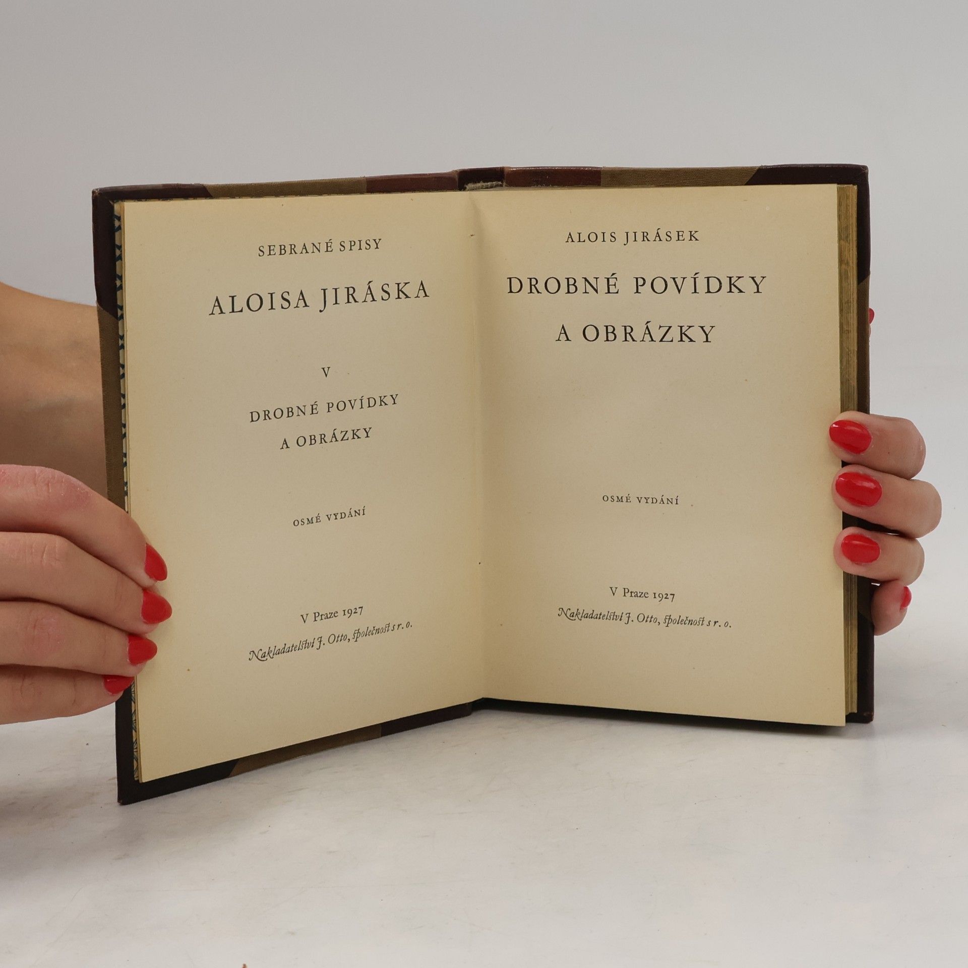 Alois Jirásek Spisy Aloise Jiráska V, Drobné povídky