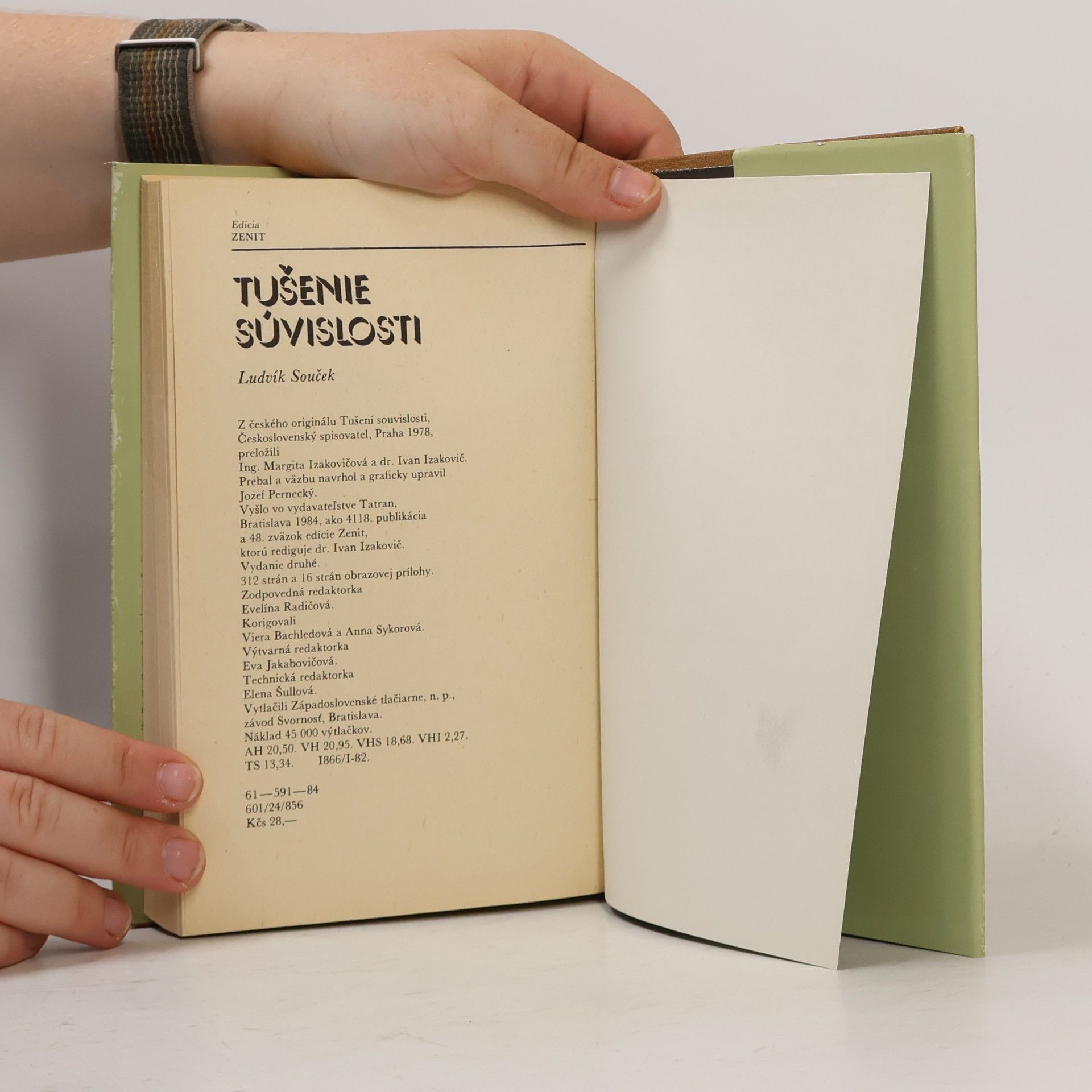 Ludvík Souček Tušenie súvislosti