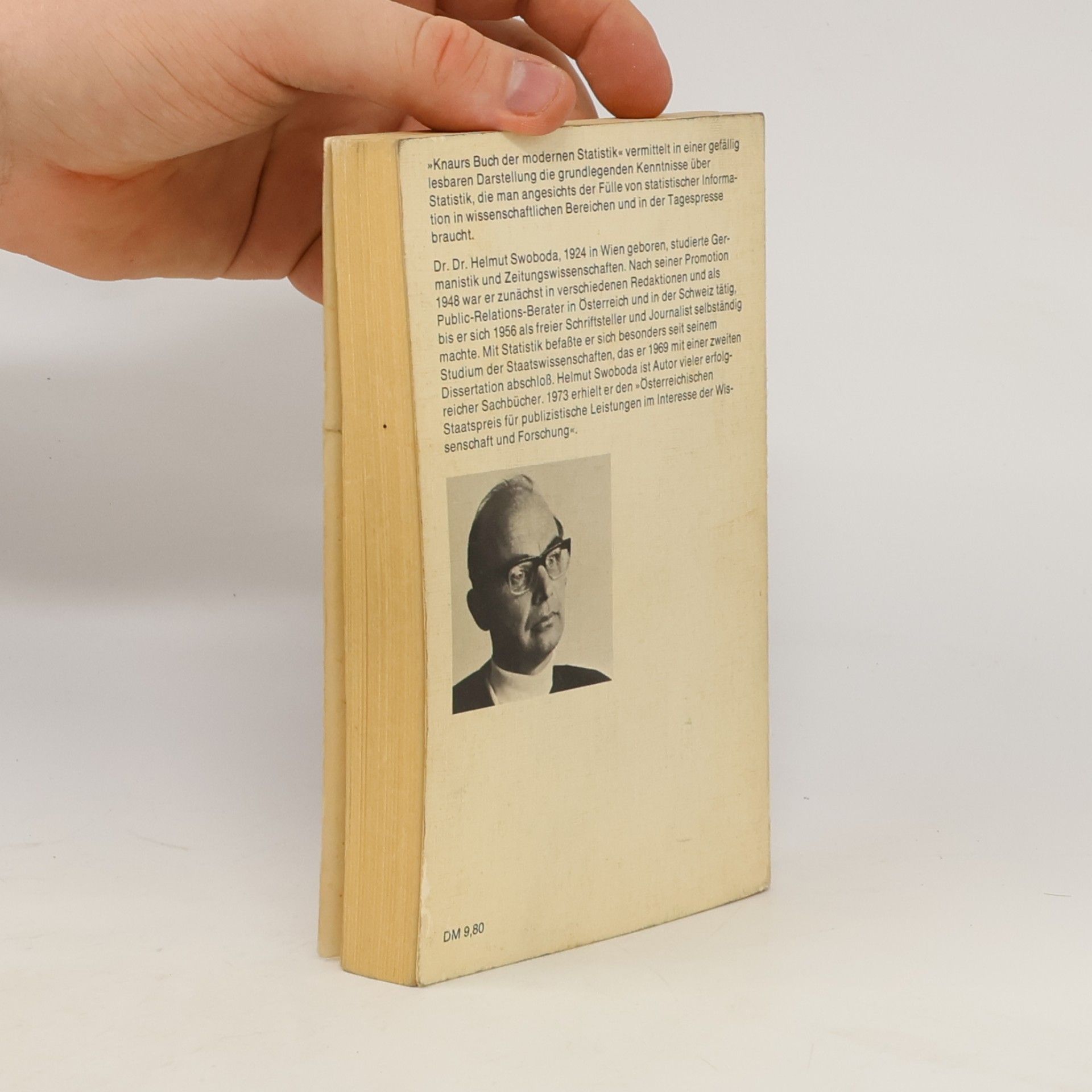 Helmut Swoboda Knaurs Buch der modernen Statistik
