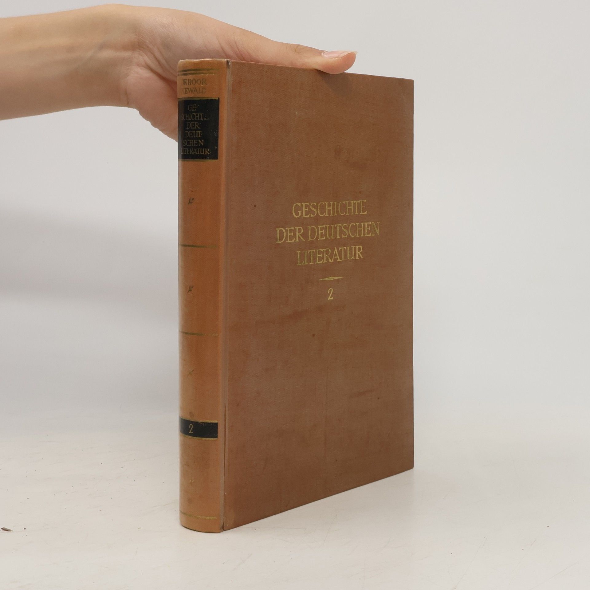 Helmut de Boor Geschichte der deutschen Literatur 2