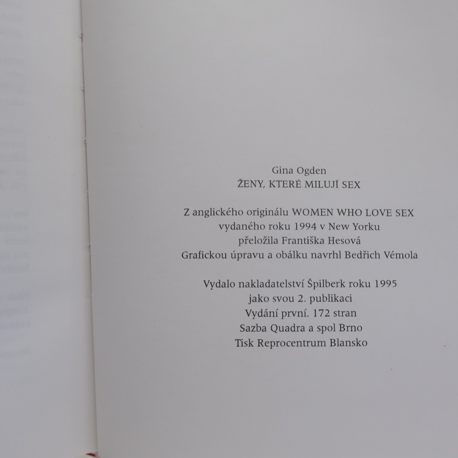 Gina Ogden Ženy, které milují sex