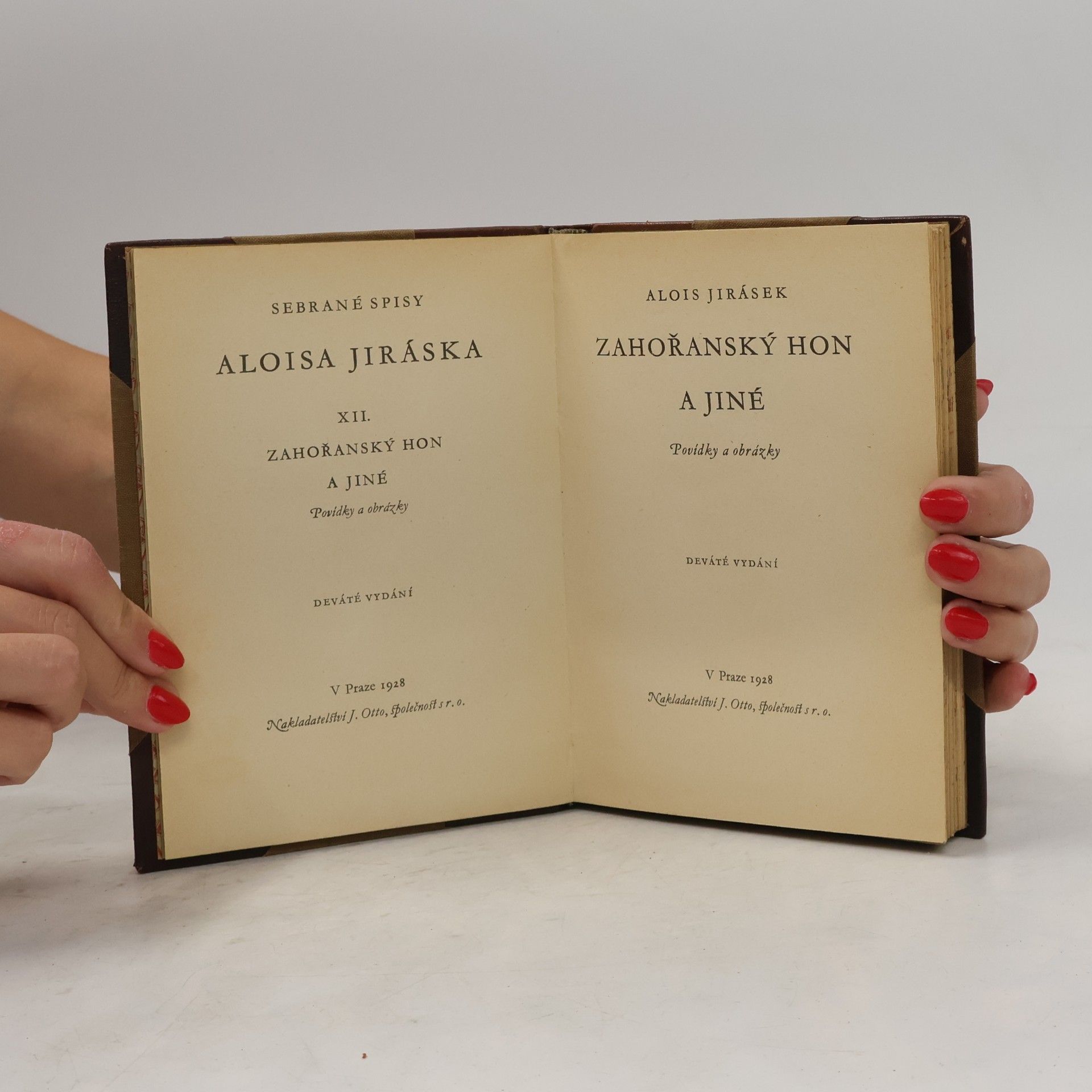 Alois Jirásek Zahořanský hon a jiné