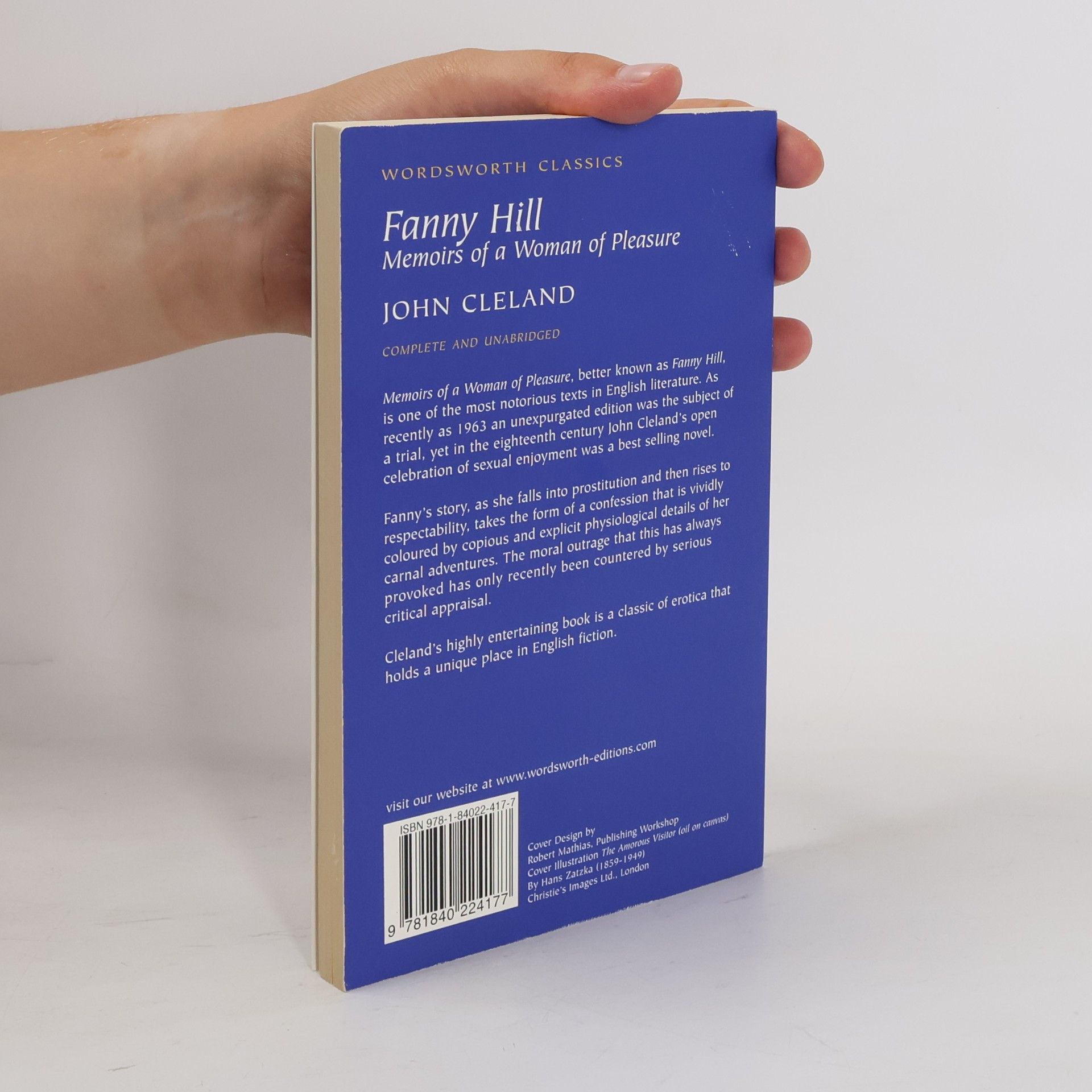 John Cleland Fanny Hill. Memoirs of a woman of pleasure