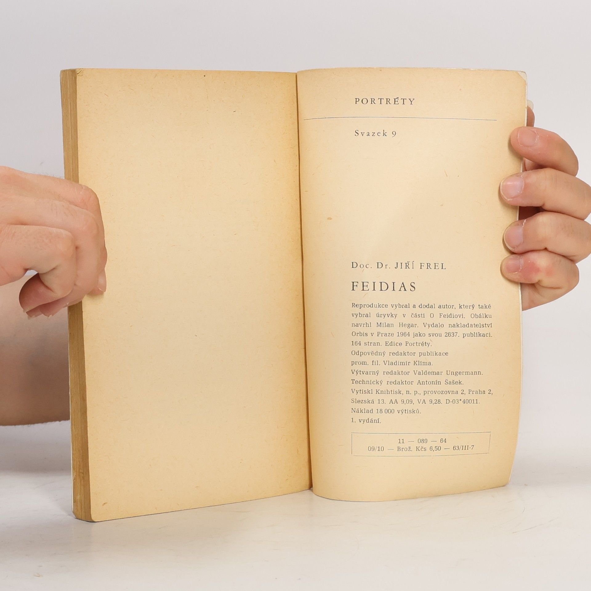 Jiří Frel Portréty. Feidias