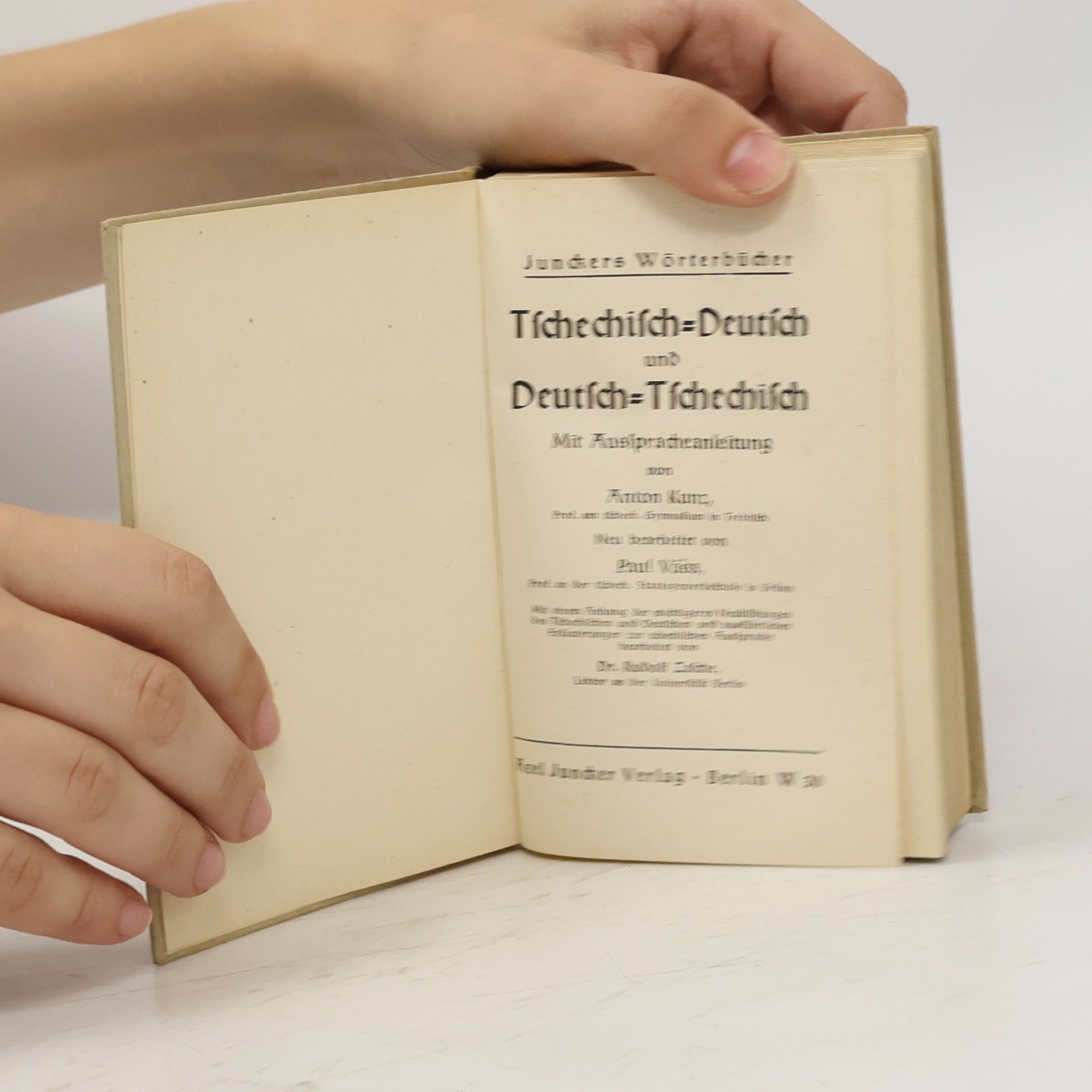 Antonín Kunz Tschechisch-Deutsch und Deutsch Tschechisch