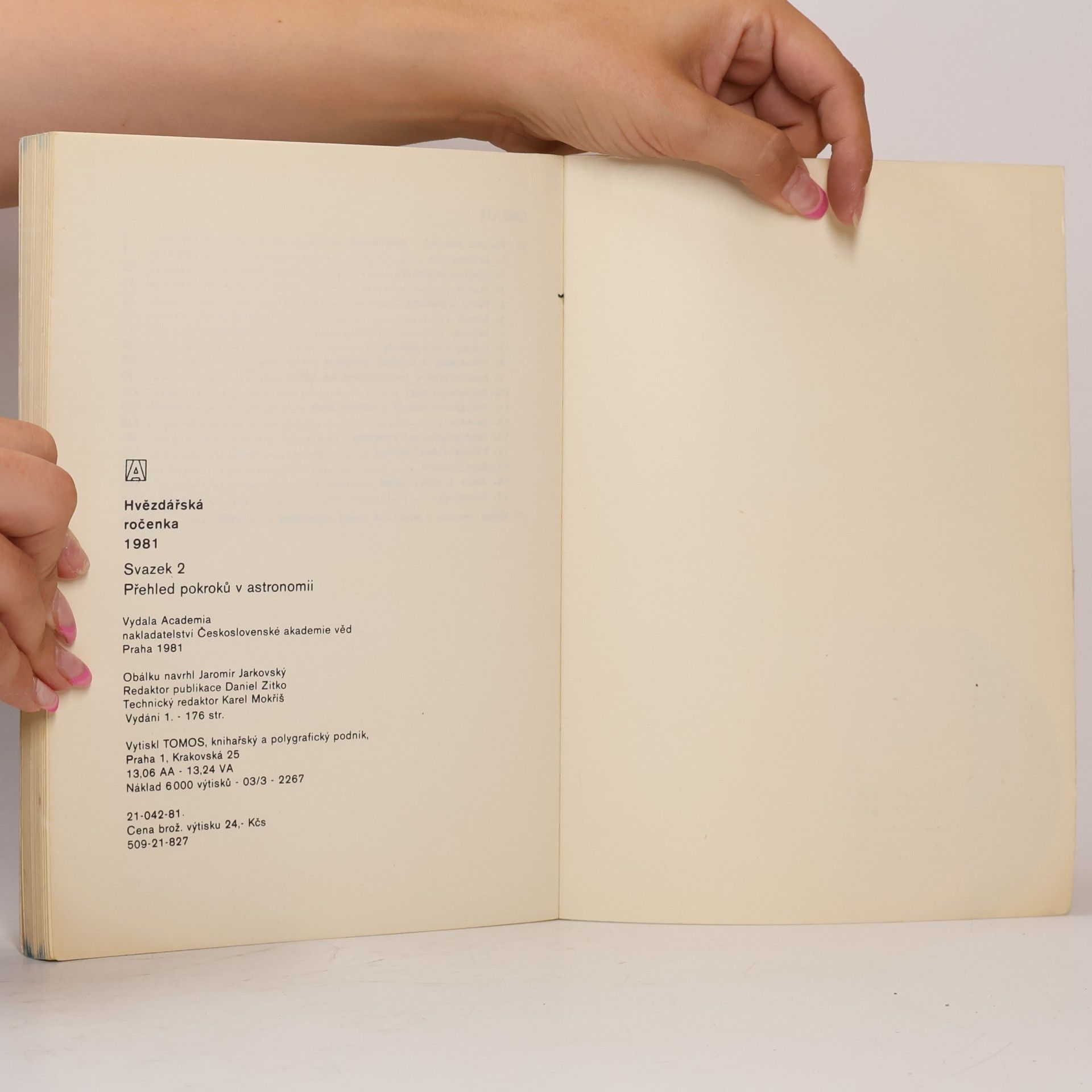 Autorenkollektiv Hvězdářská ročenka 1981, svazek 2: Přehled pokroků v astronomii