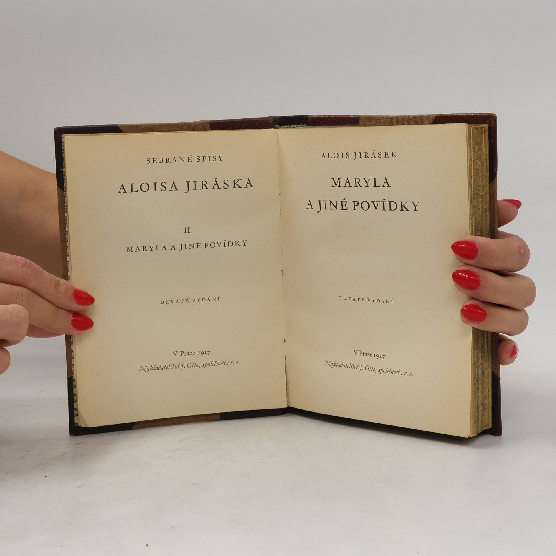 Alois Jirásek Spisy Aloise Jiráska II. Maryla