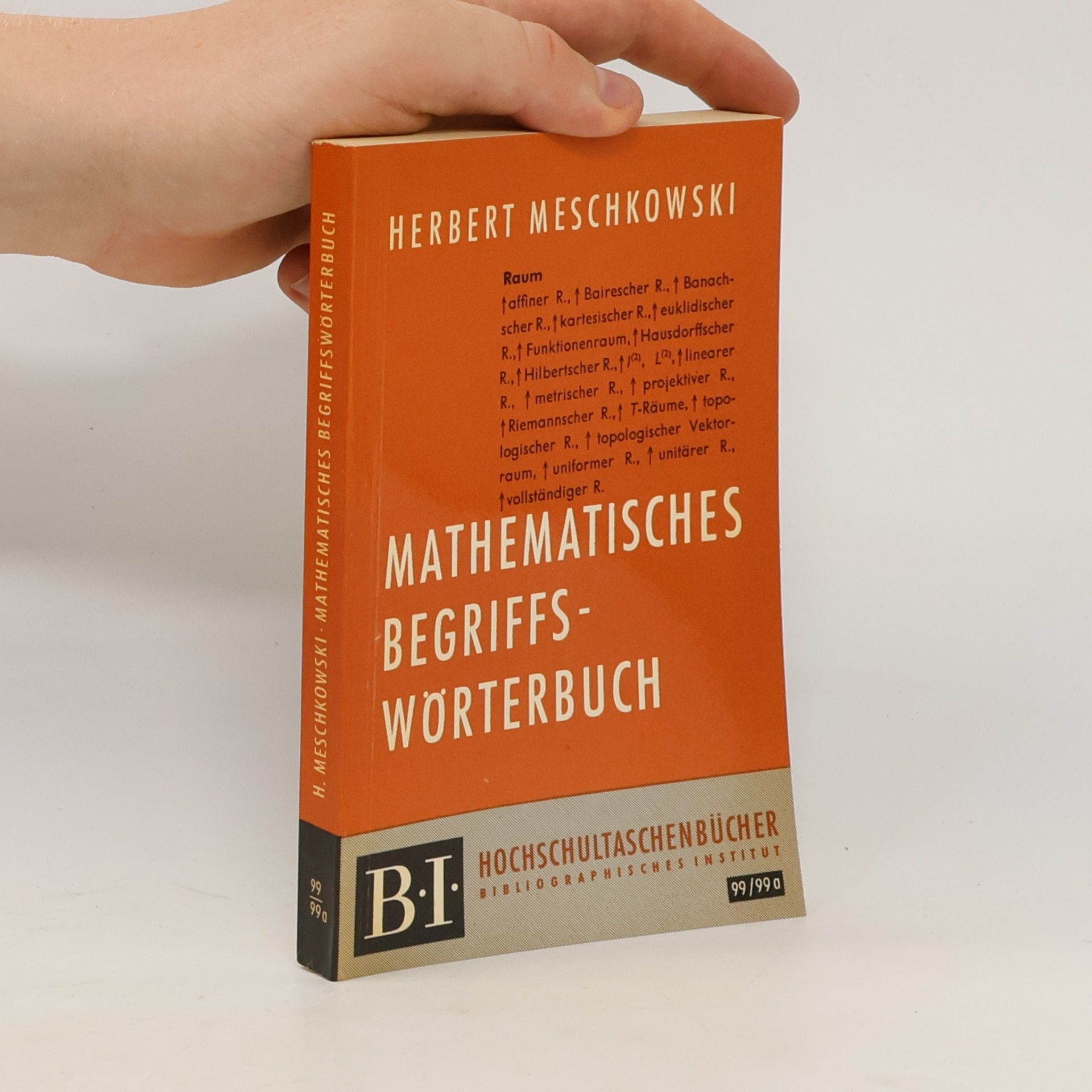 Herbert Meschkowski Mathematisches Begriffswörterbuch