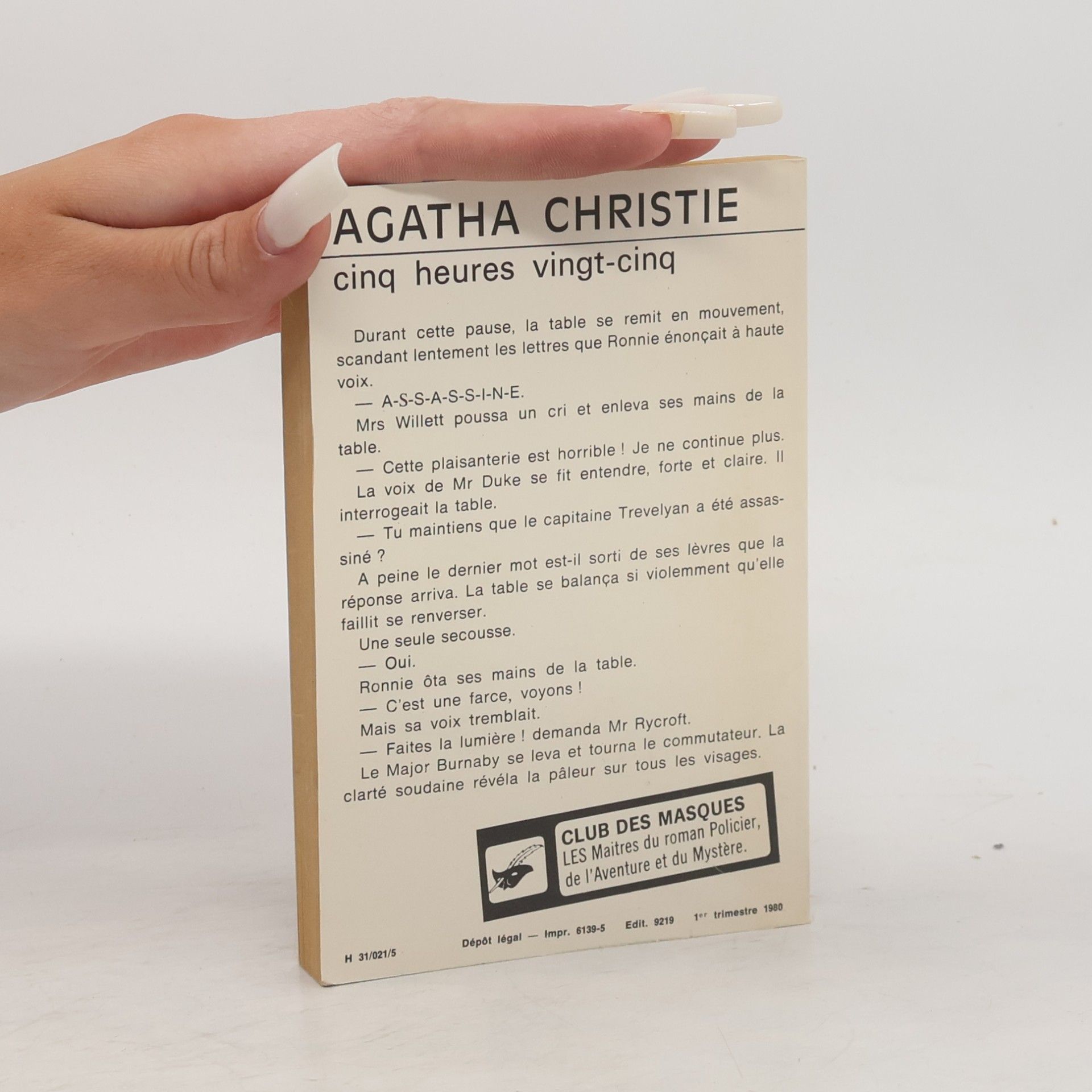 Agatha Christie Cinq heures vingt-cinq