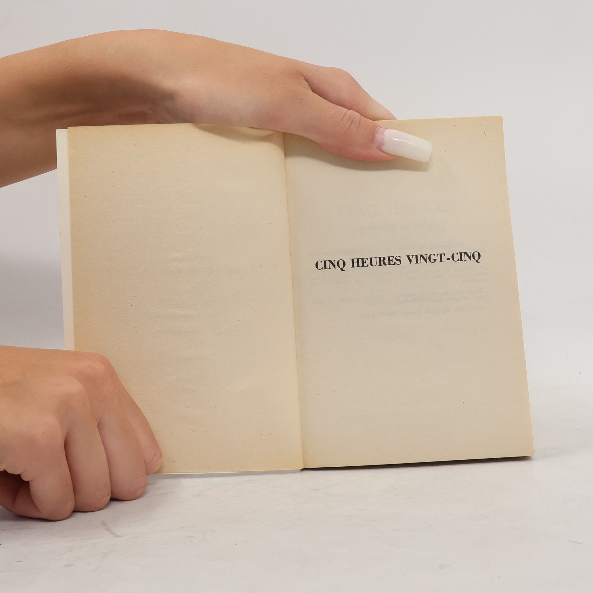 Agatha Christie Cinq heures vingt-cinq