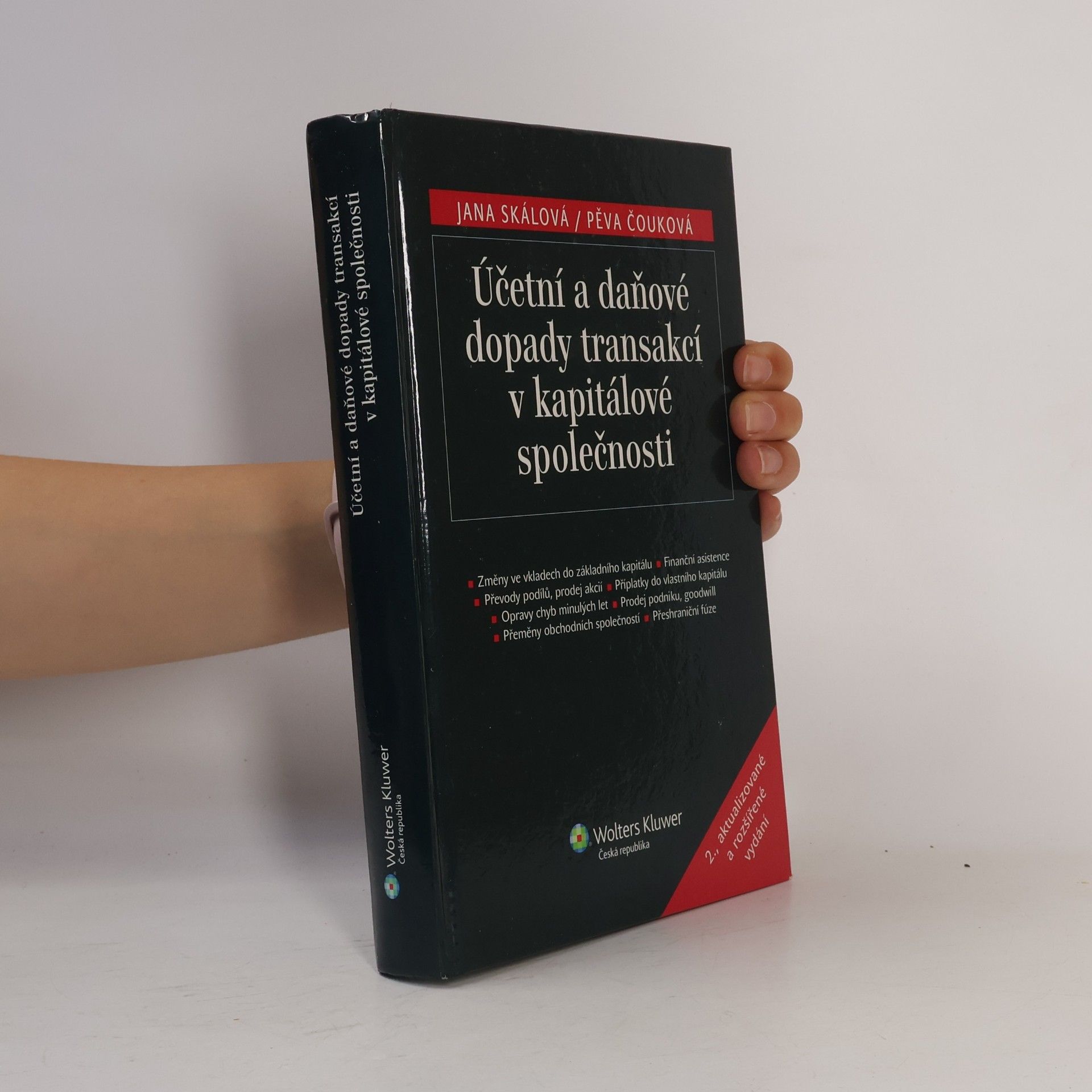 Účetní a daňové dopady transakcí v kapitálové společnosti.