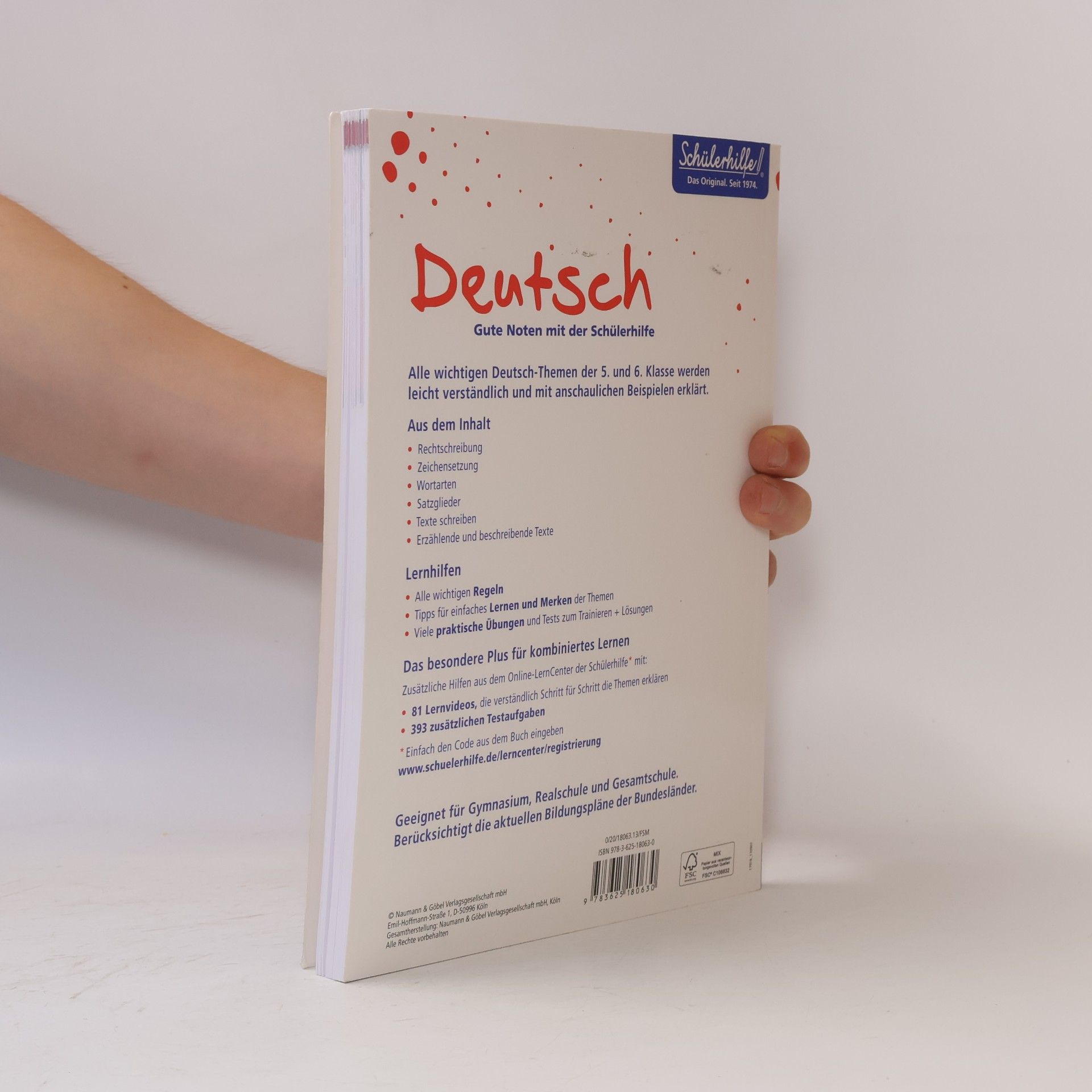 Kolektiv autorů Deutsch: Gute Noten Mit Der Schülerhilfe (5.-6. Klasse)
