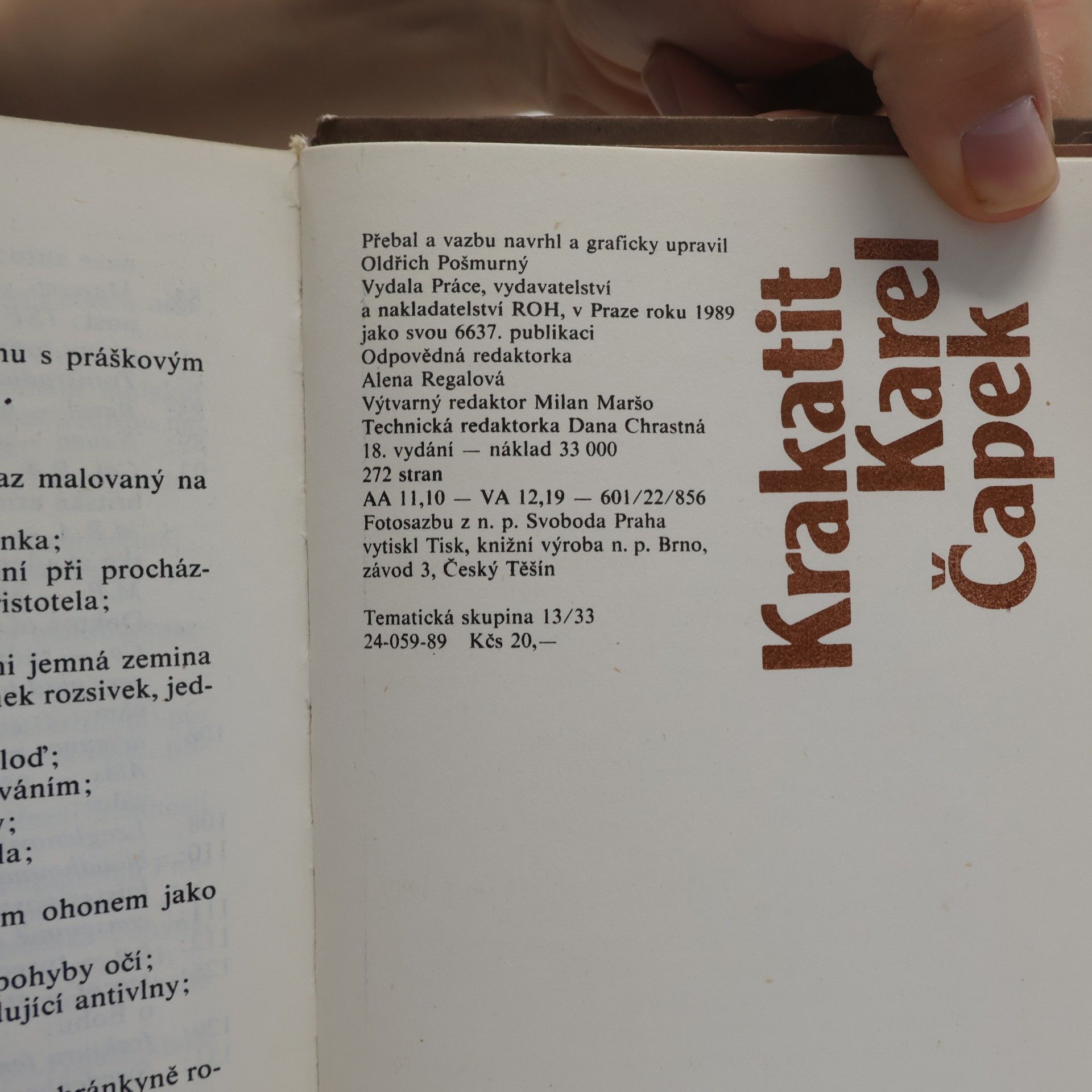Karel Čapek Krakatit