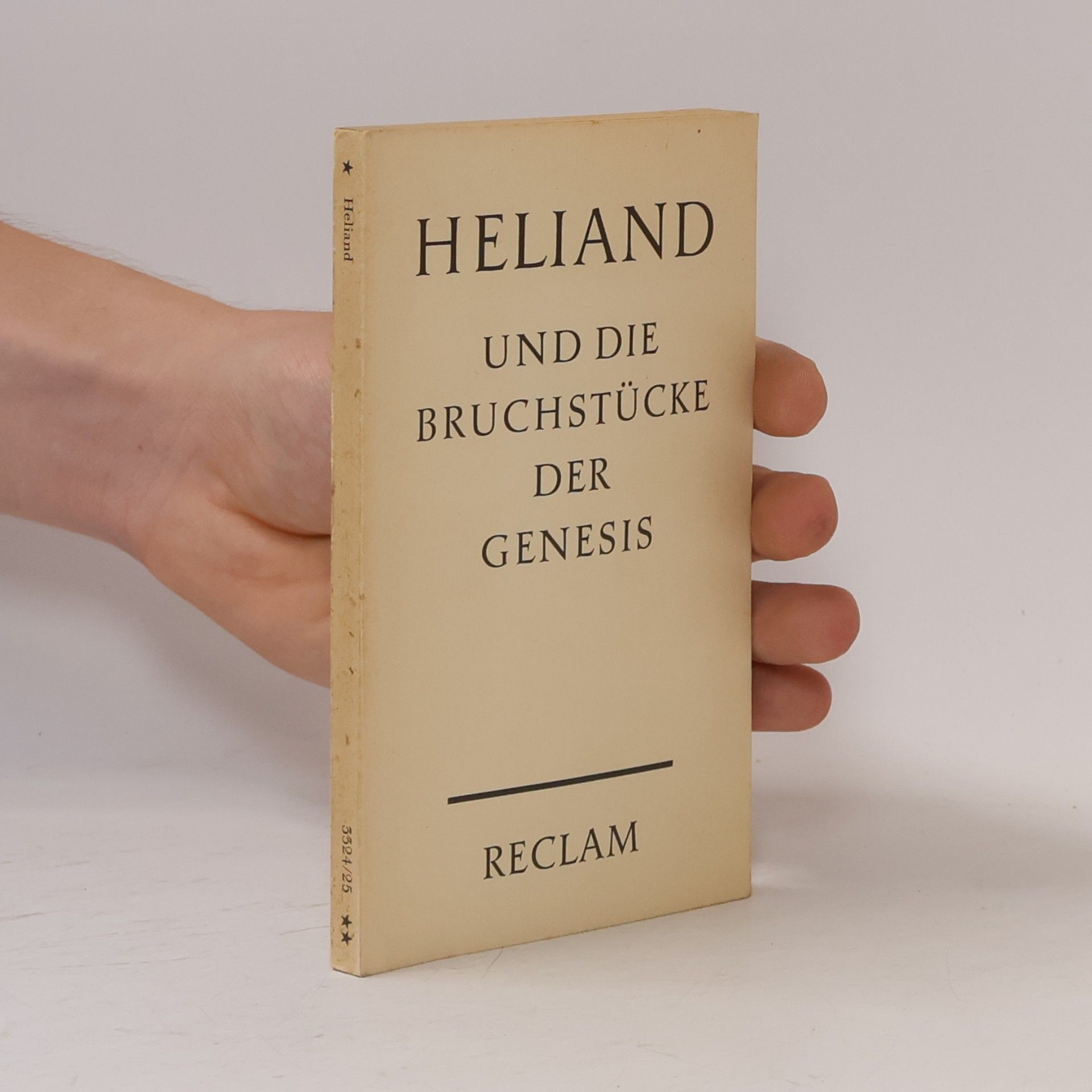 Felix Genzmer Heliand und die Bruchstücke der Genesis