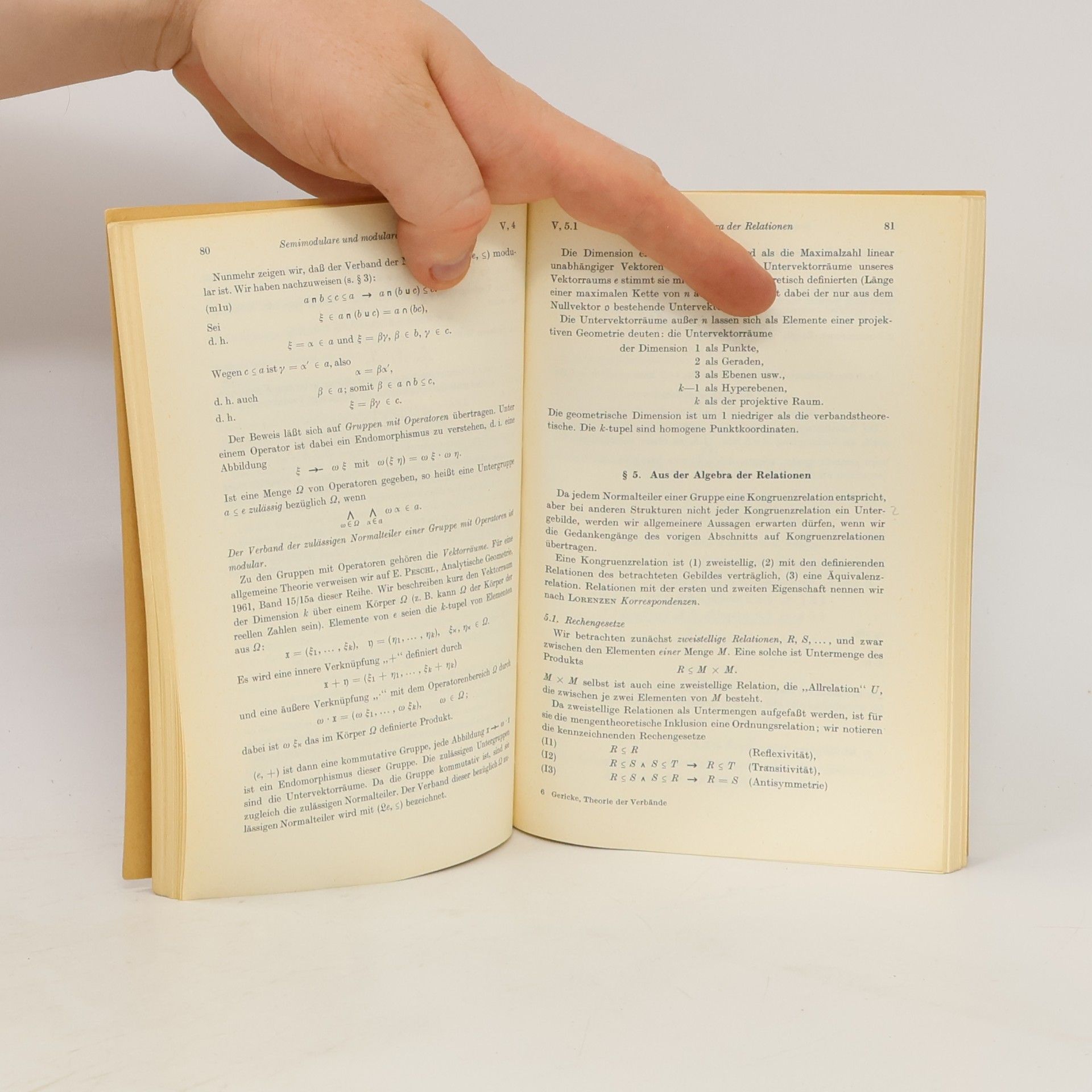 Helmuth Gericke Theorie der Verbände