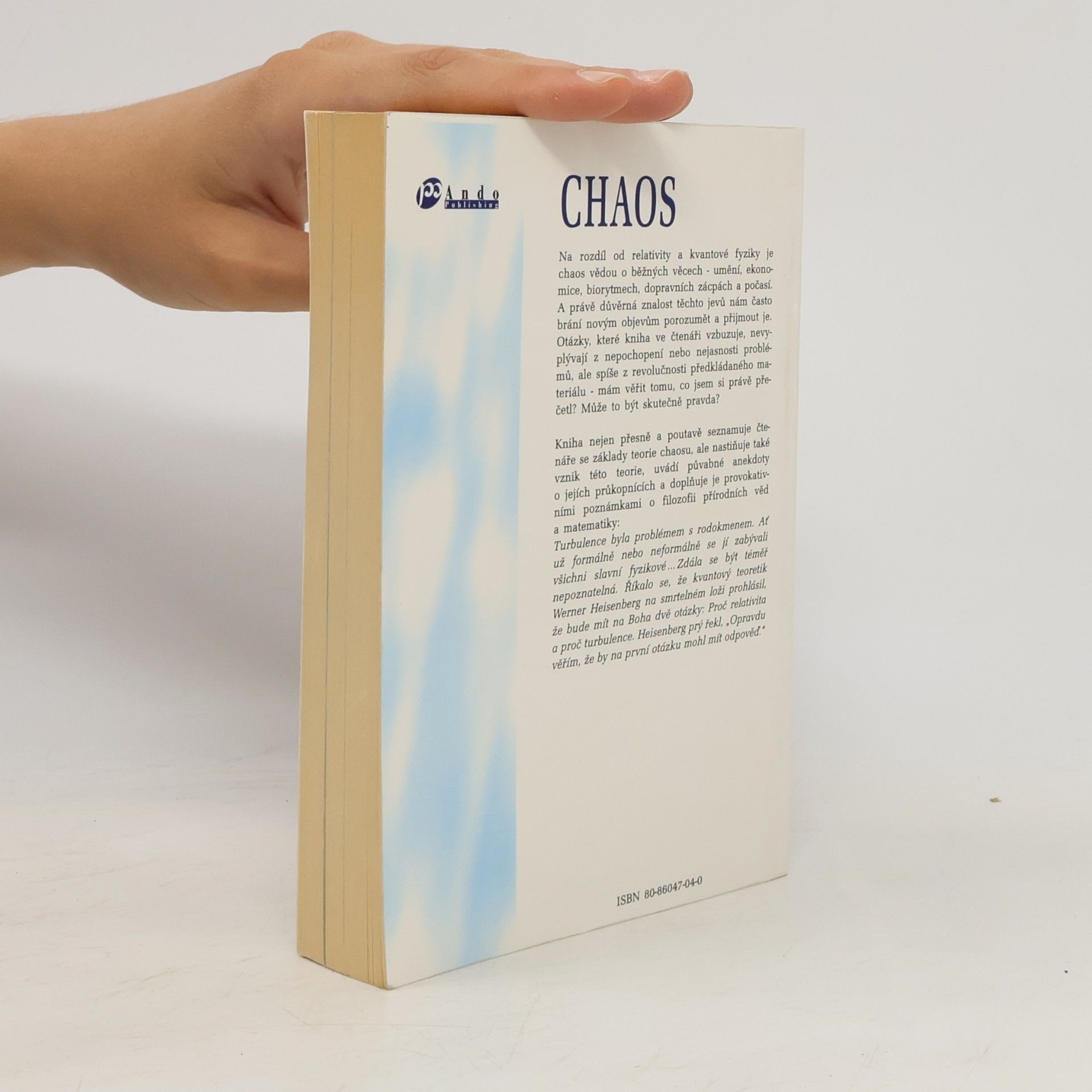 James Gleick Chaos. Vznik nové vědy