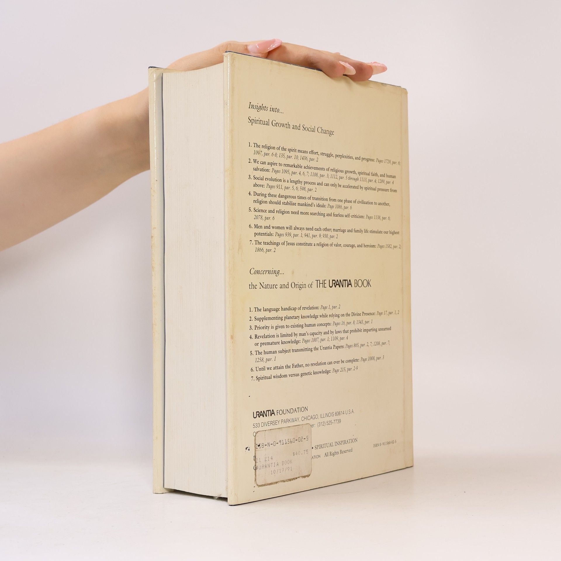 Urantia Foundation The Urantia Book