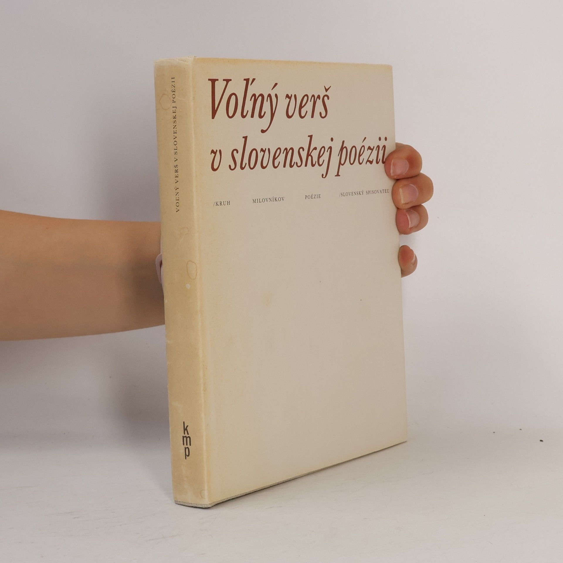 AA.VV. Voľný verš v slovenskej poézii