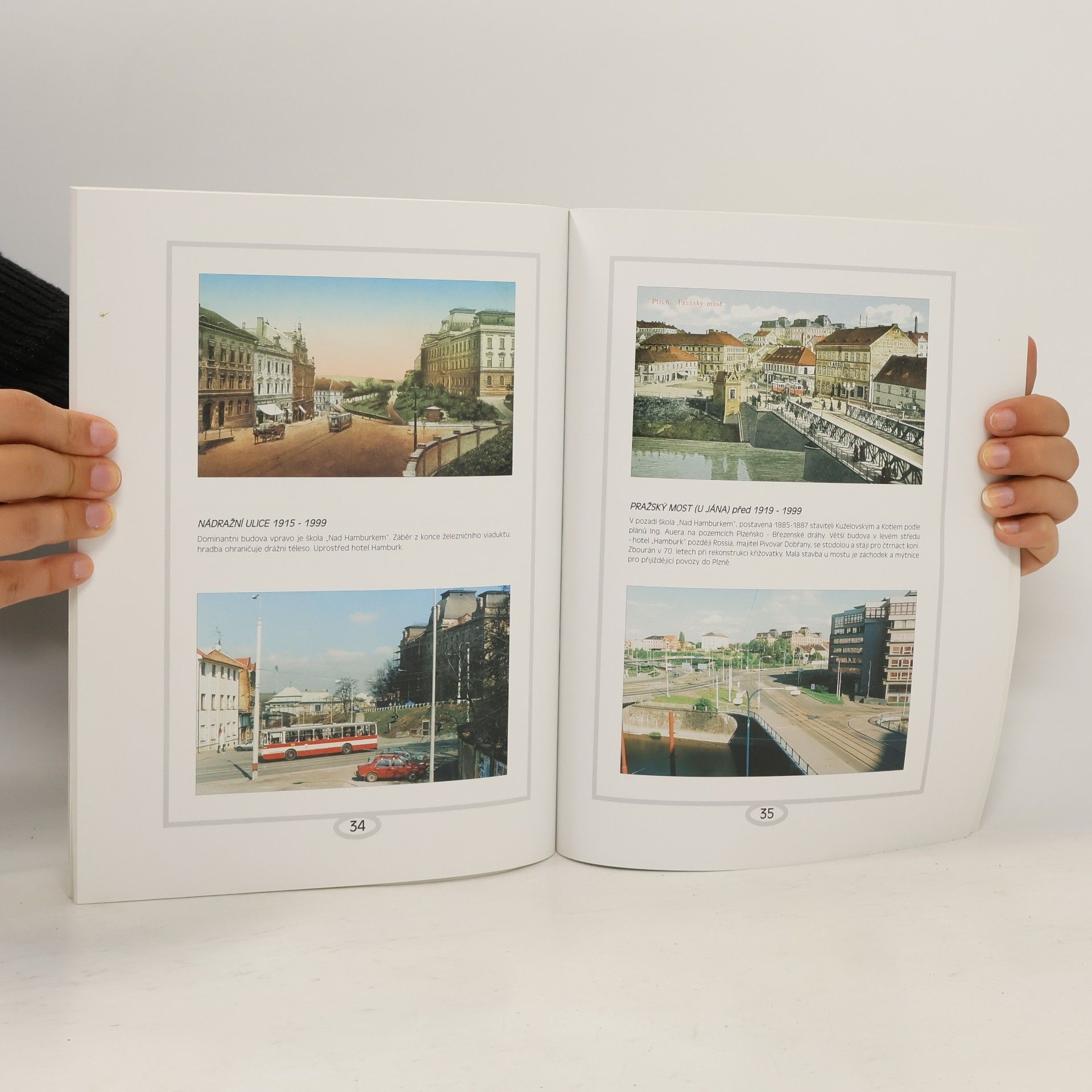 Miroslav Přibáň Plzeň ve fotografii na začátku a na konci 20. století