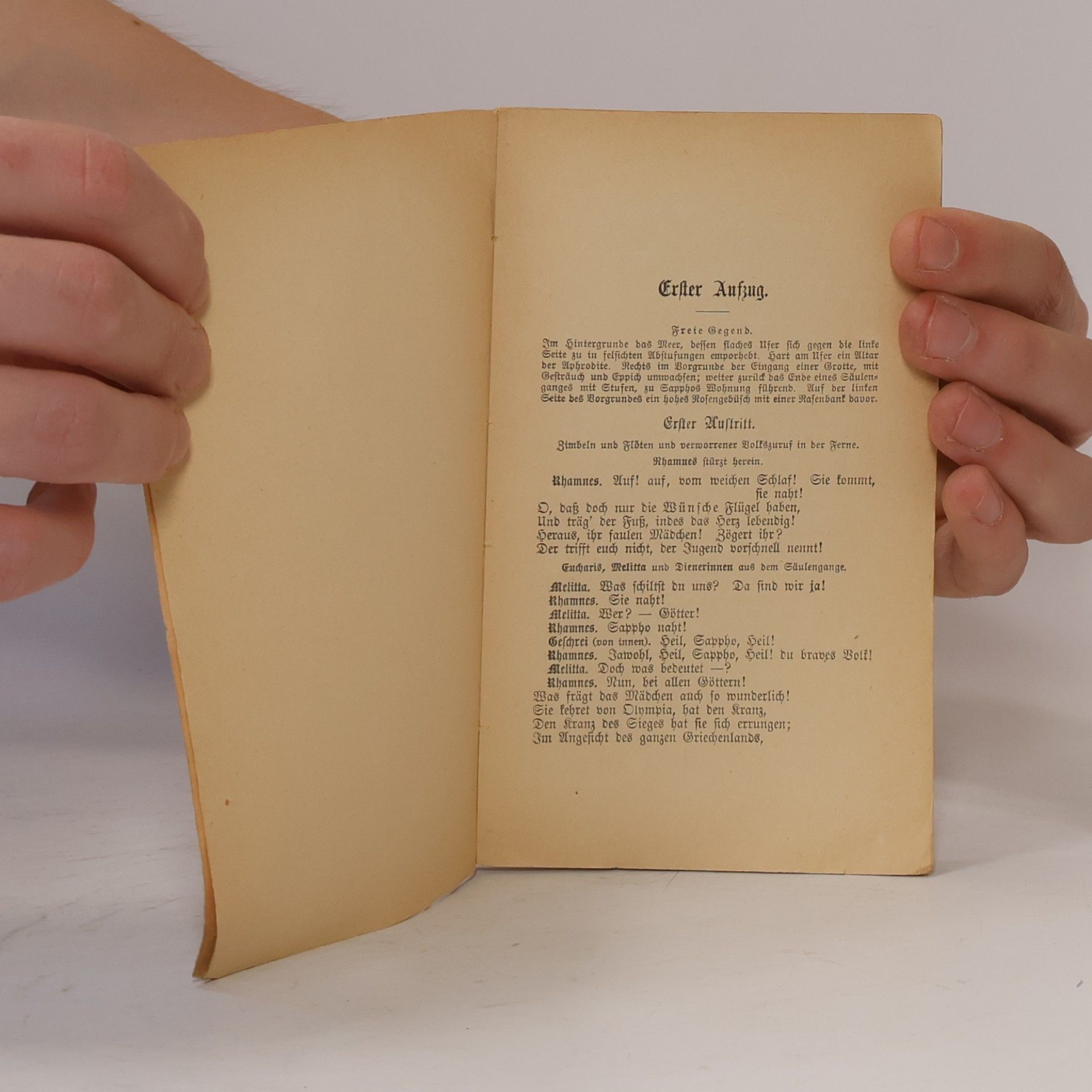 Franz Grillparzer Sappho