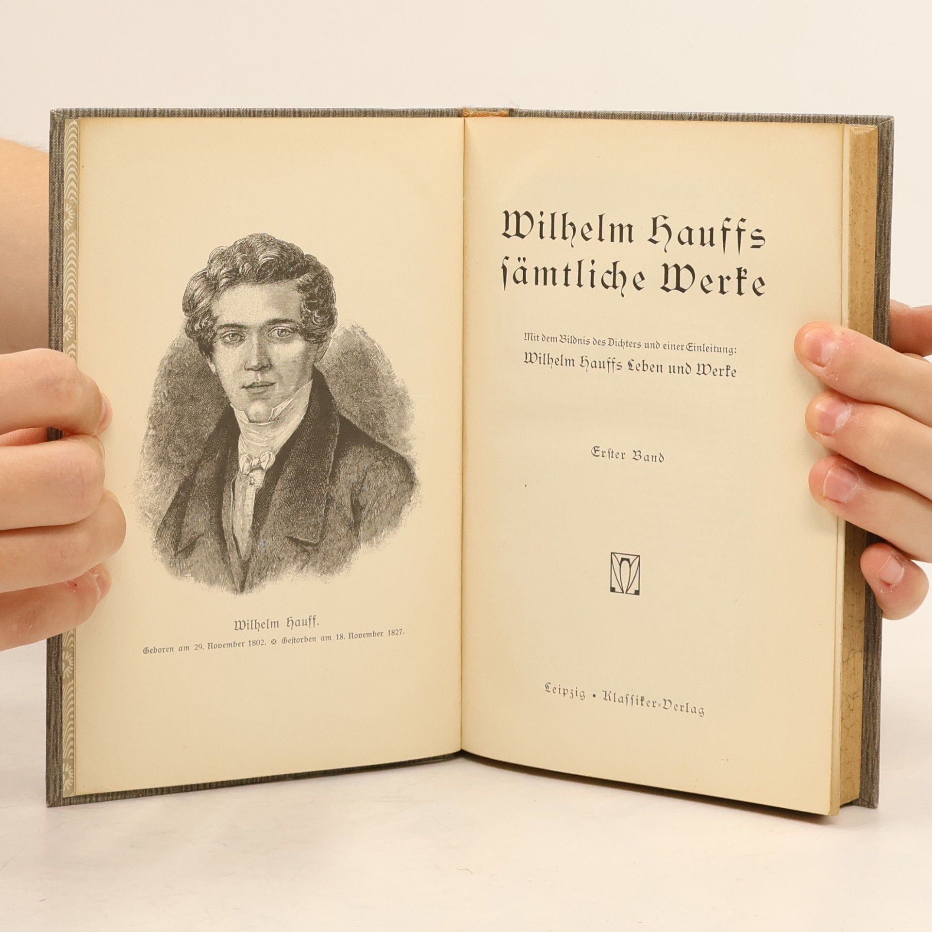 Wilhelm Hauff Hauffs Sämtliche Werke I.