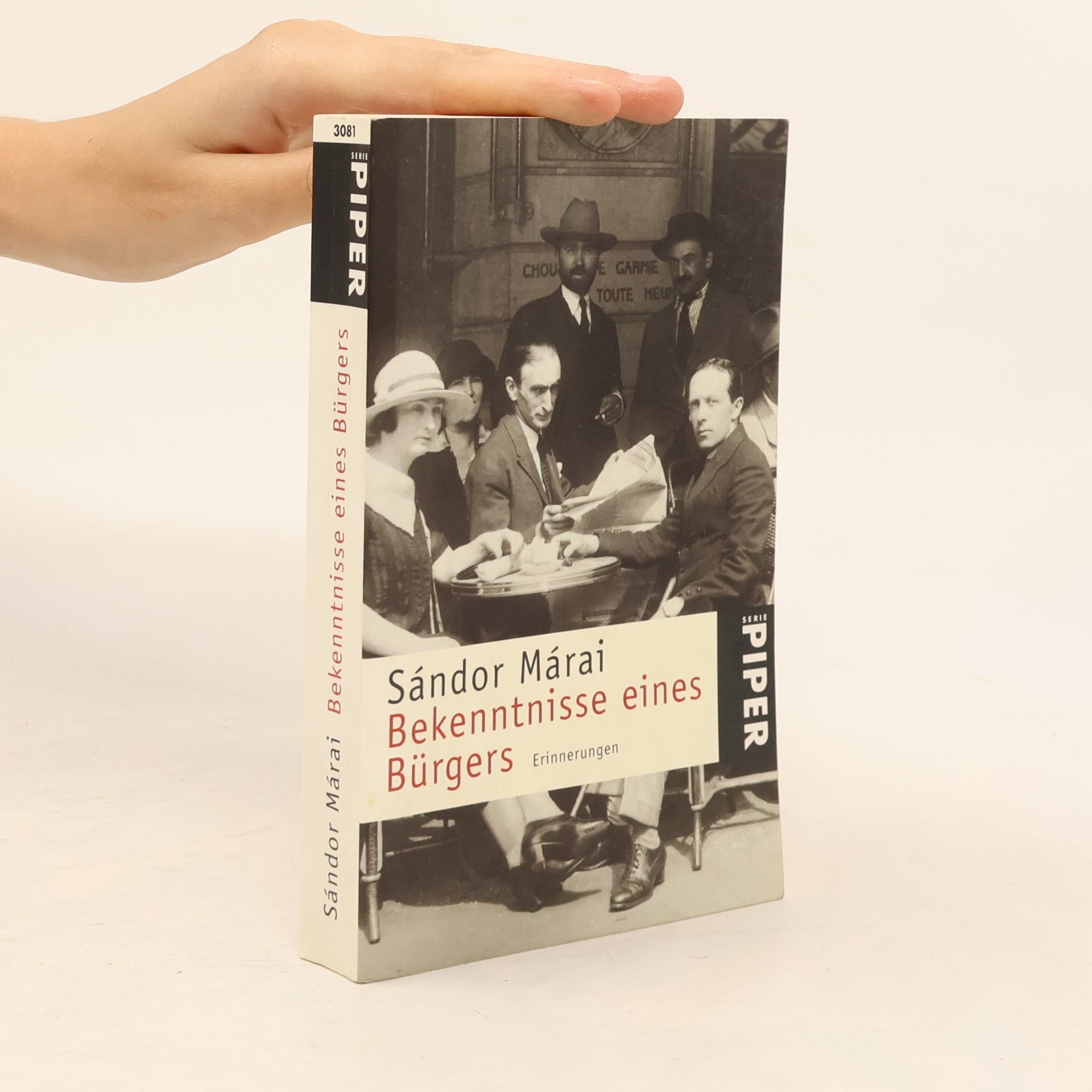 Sándor Márai Bekenntnisse eines Bürgers